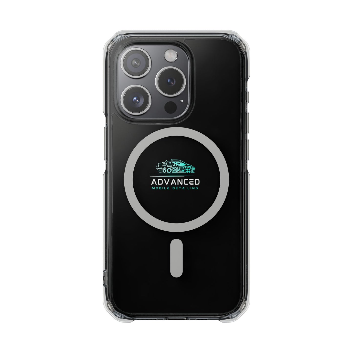 Advanced Mobile Detailing, Phone Case for Car Enthusiasts, Clear Protective Shell, Advanced Mobile Detailing, Customizable Gift, Stylish Phone Accessory