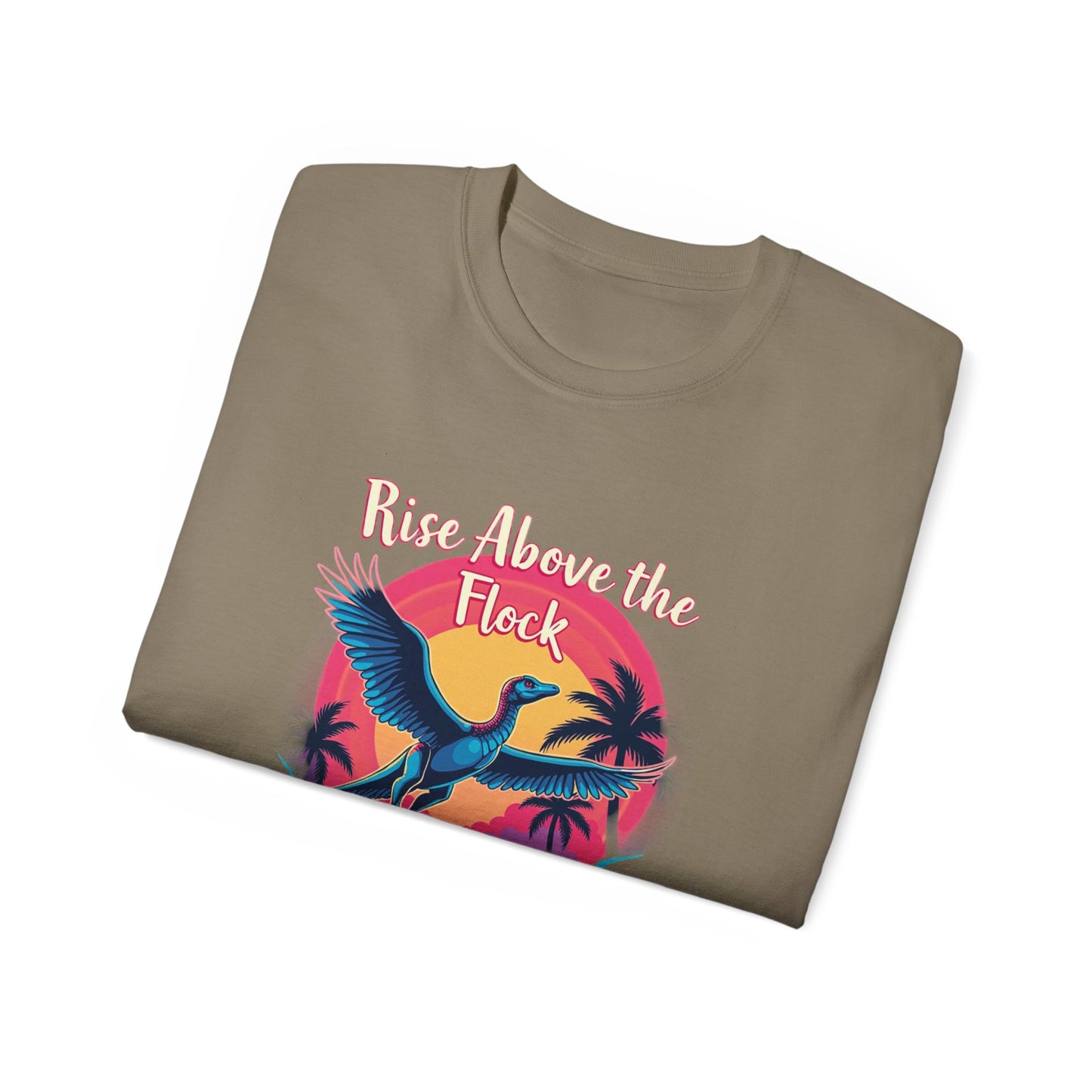Rise Above the Flock Unisex Ultra Cotton Tee - Tropical Vibe Shirt - Psychonaut Swag