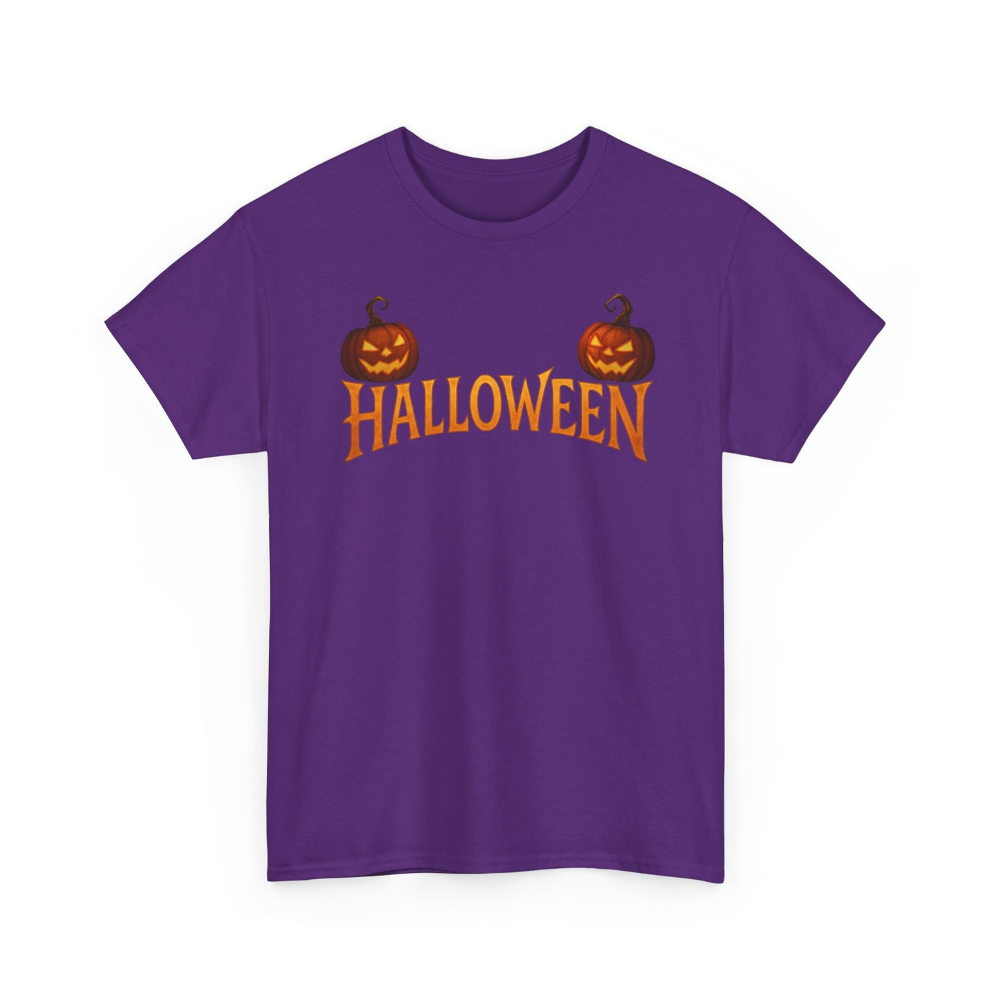 Halloween Pumpkin Graphic Tee, Unisex Cotton T-Shirt, Fall Fashion, Halloween Costume, Trick or Treat Shirt