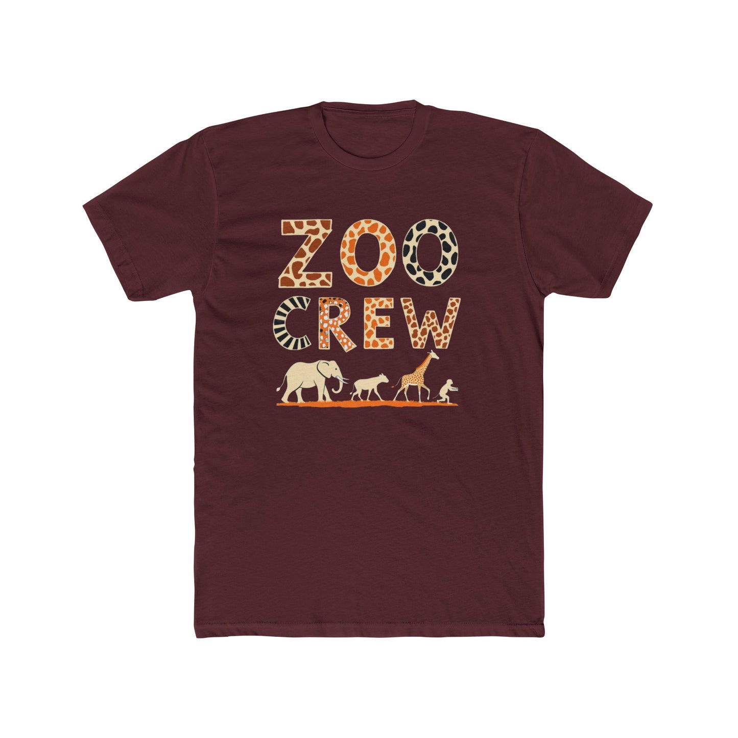 Zoo Crew Unisex Cotton Crew Tee, Animal Shirt, Wildlife Apparel, Zoo Membership Gift, Family Outing Tee, Fun Educational Outfits - Psychonaut Swag