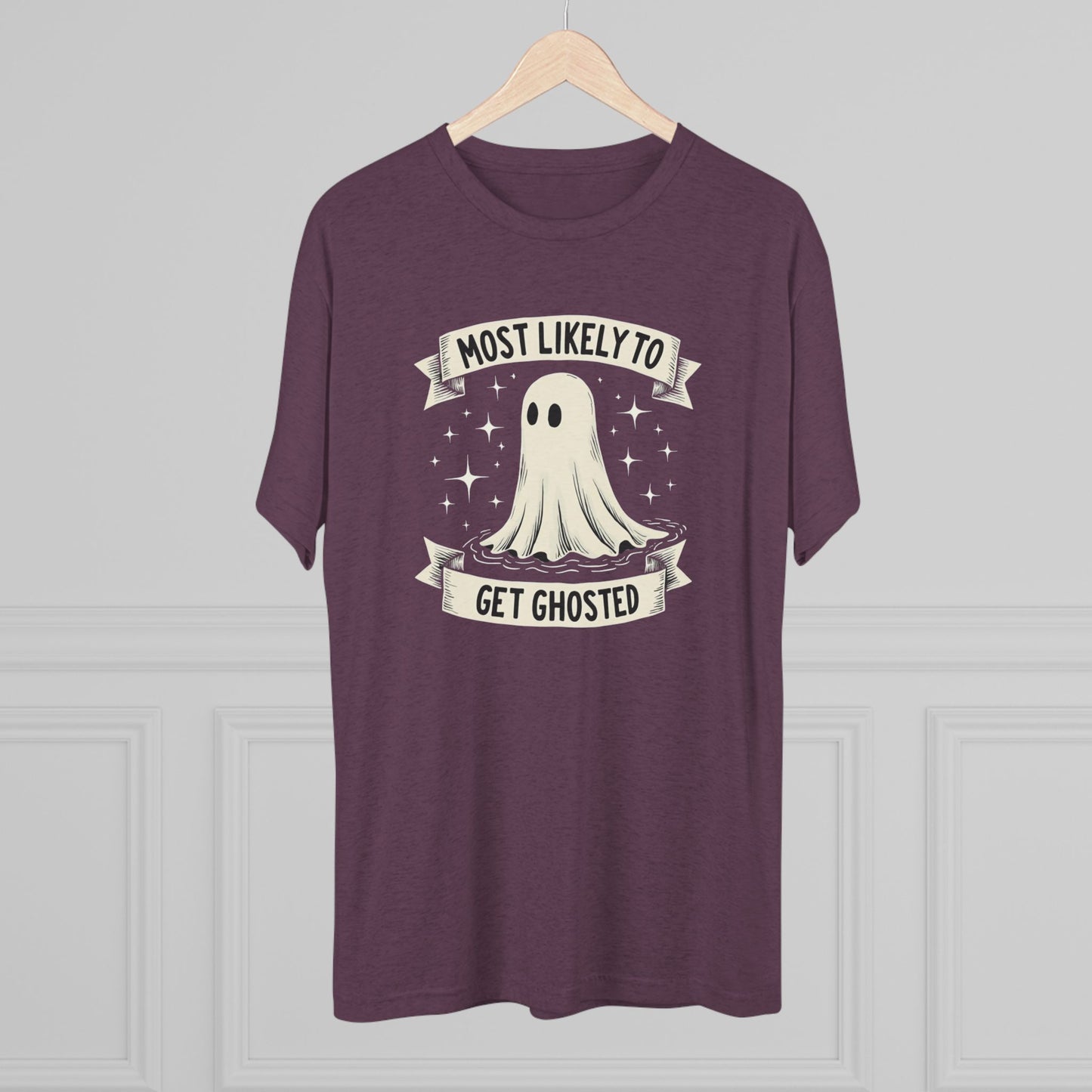 Most Likely To Get Ghosted T-Shirt — Cute Retro Ghost Halloween Tee