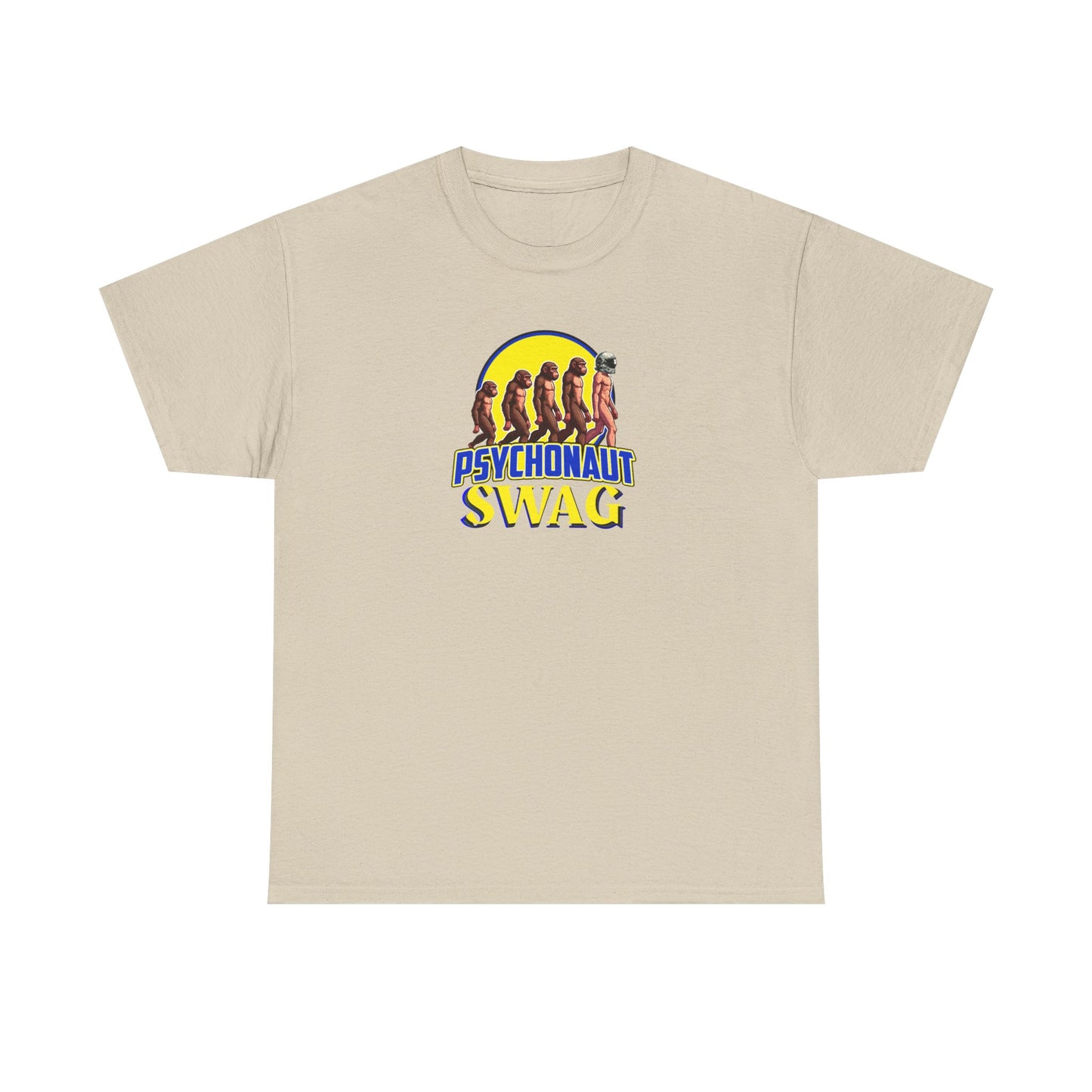 Psychonaut swag small biz, Heavy Cotton Tee, Cool Graphic T-Shirt, Streetwear Top, Gift for Psychonauts, Fun Casual Wear