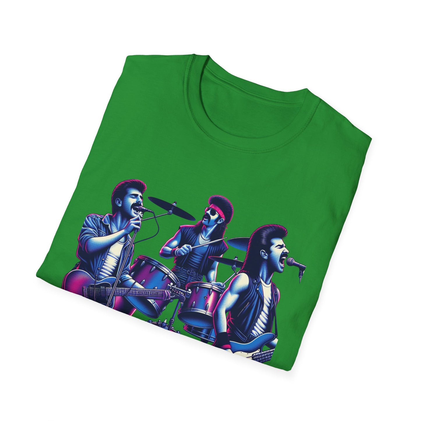 The Kentucky Waterfall, Retro Music Band Unisex Softstyle T-Shirt - Perfect for Concerts and Festivals - Psychonaut Swag