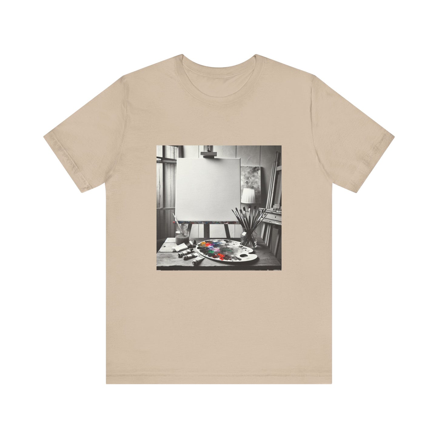 Artistic Unisex Tee - The Anticipation of a Blank Canvas - Psychonaut Swag