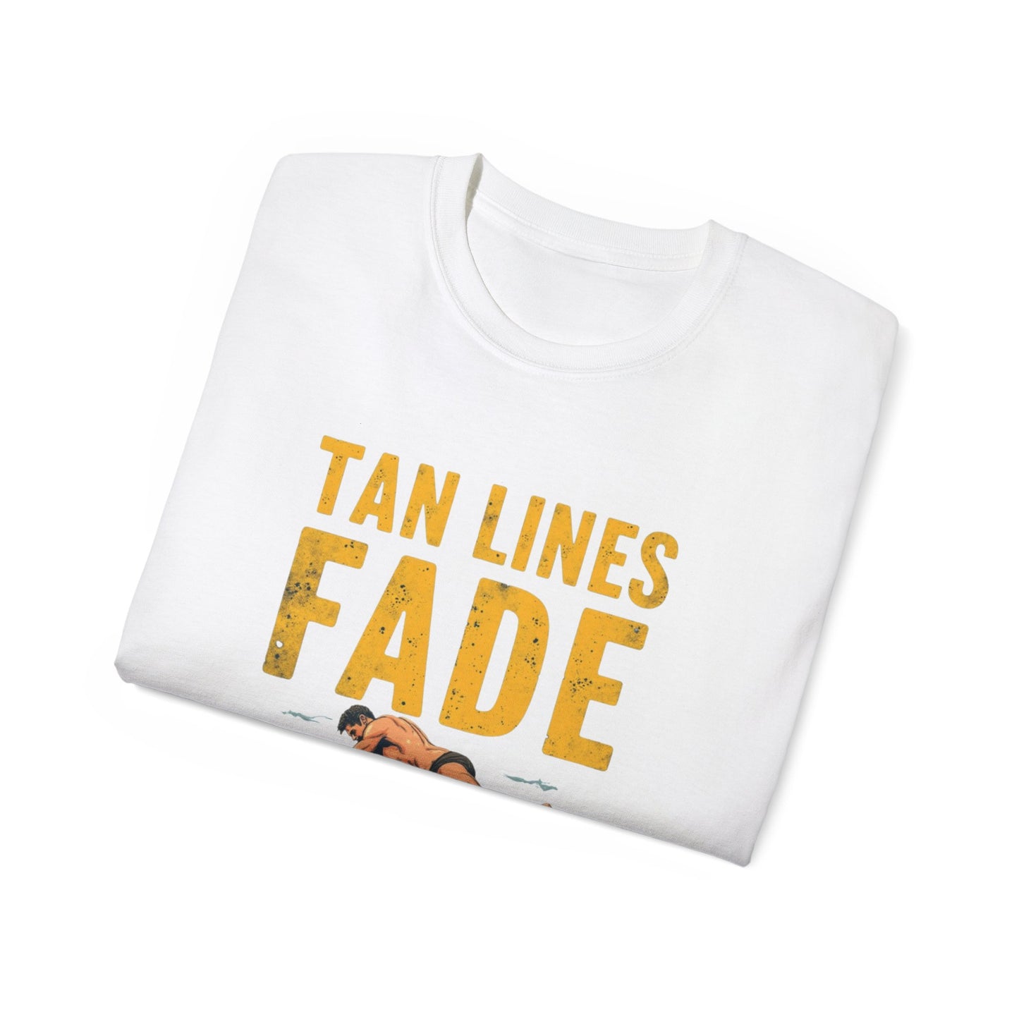 Surfer Tan Lines Tee, Unisex Cotton Shirt, Vacation Apparel, Beach Day Outfit, Casual Summer Clothing - Psychonaut Swag