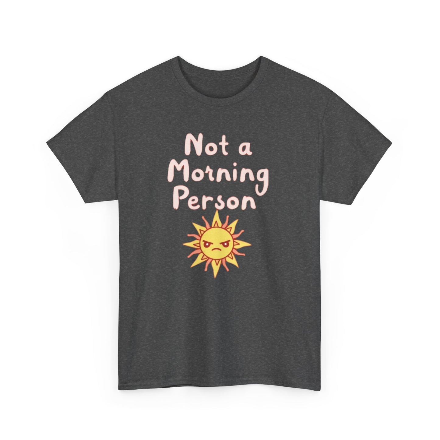 Not a Morning Person, Unisex Cotton T-Shirt, Fun Apparel for Kids and Adults, Perfect Gift for Birthdays and Celebrations - Psychonaut Swag