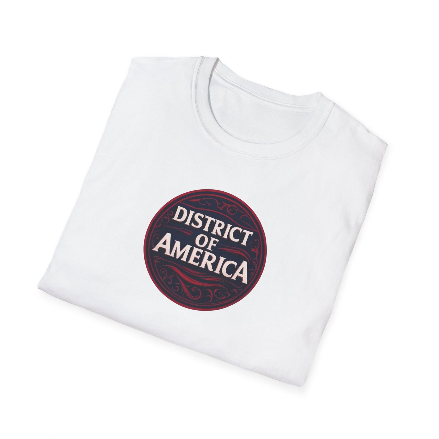 District of America, Washington DA, Unisex Softstyle T-Shirt - Psychonaut Swag