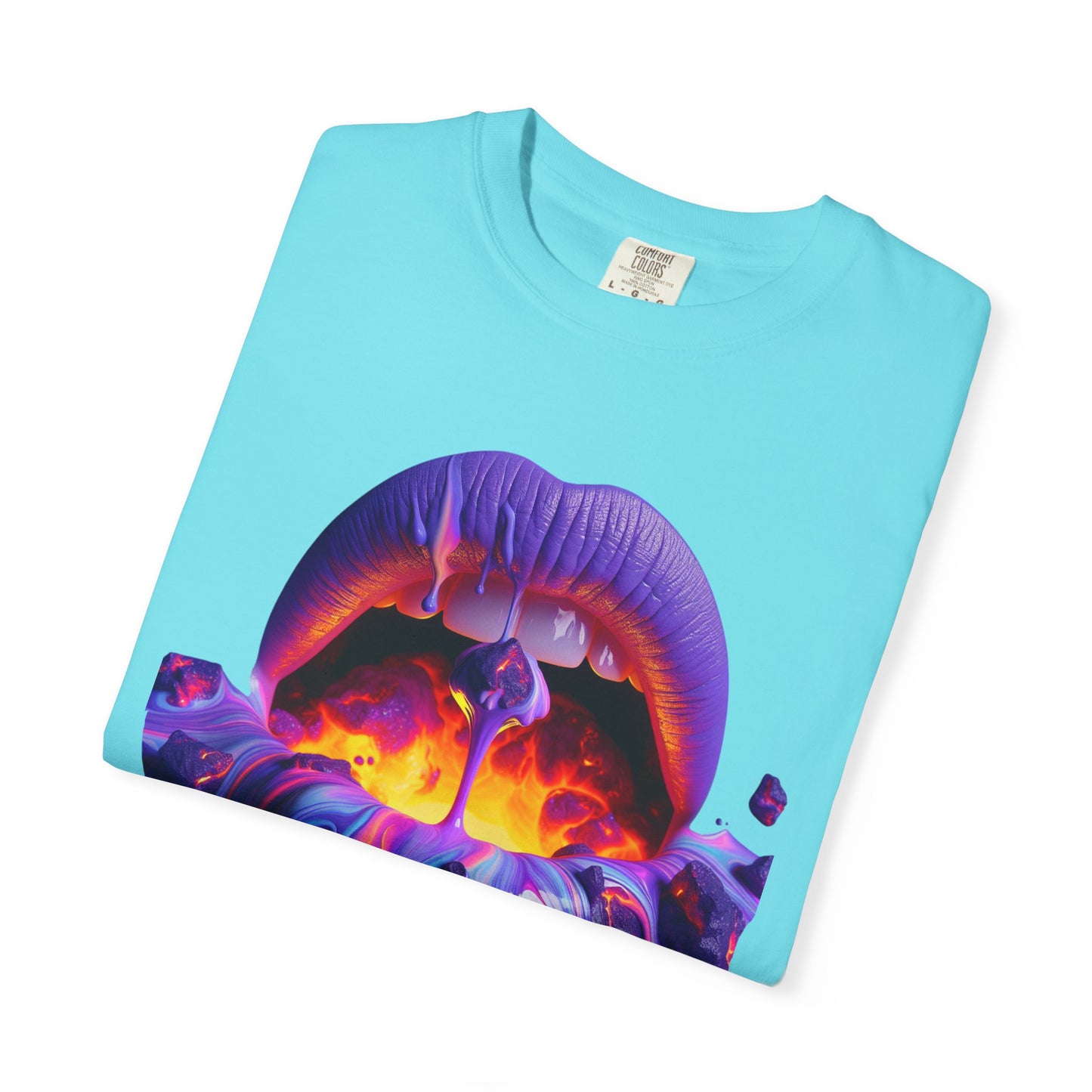 Lava Lips, Unisex Garment-Dyed T-shirt