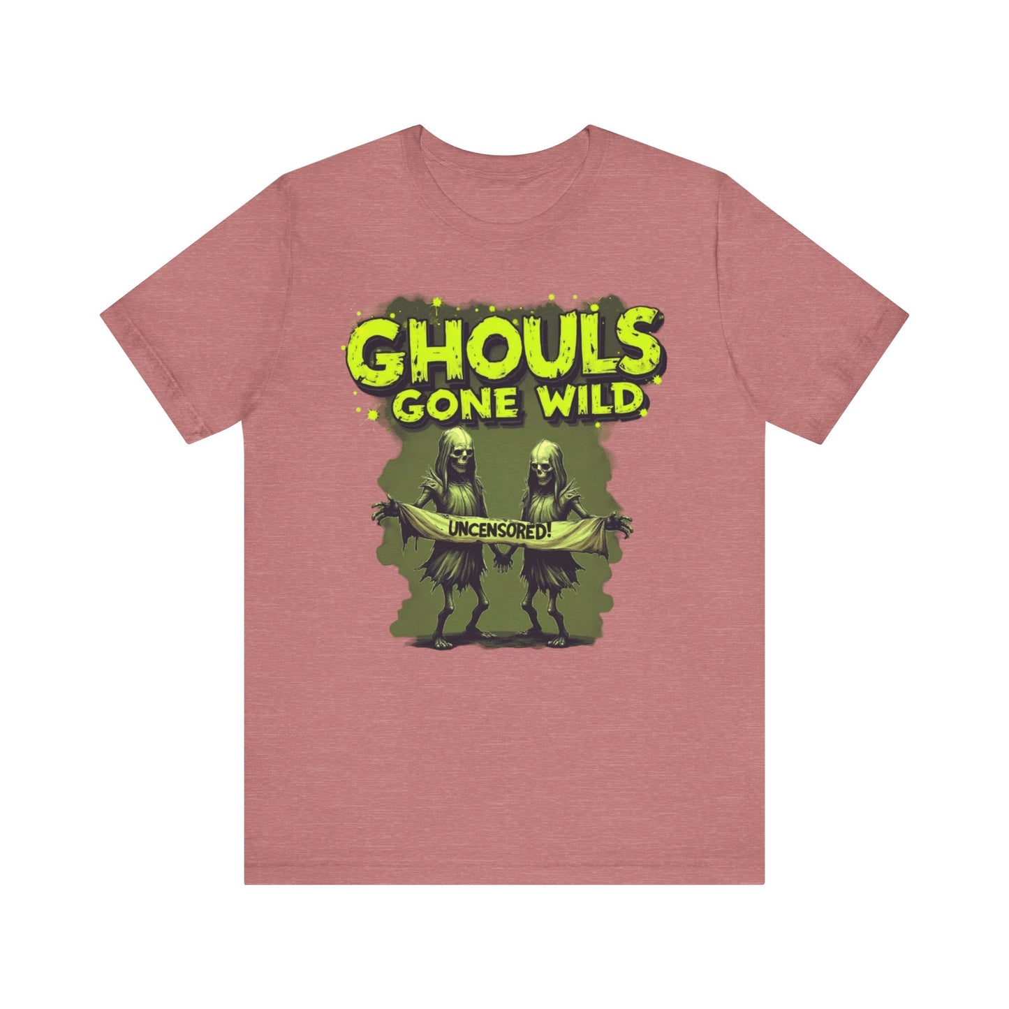 Ghouls Gone Wild Tee, Funny Halloween T-Shirt, Unisex Graphic Tee, Spooky Party Shirt, Casual Wear for Halloween