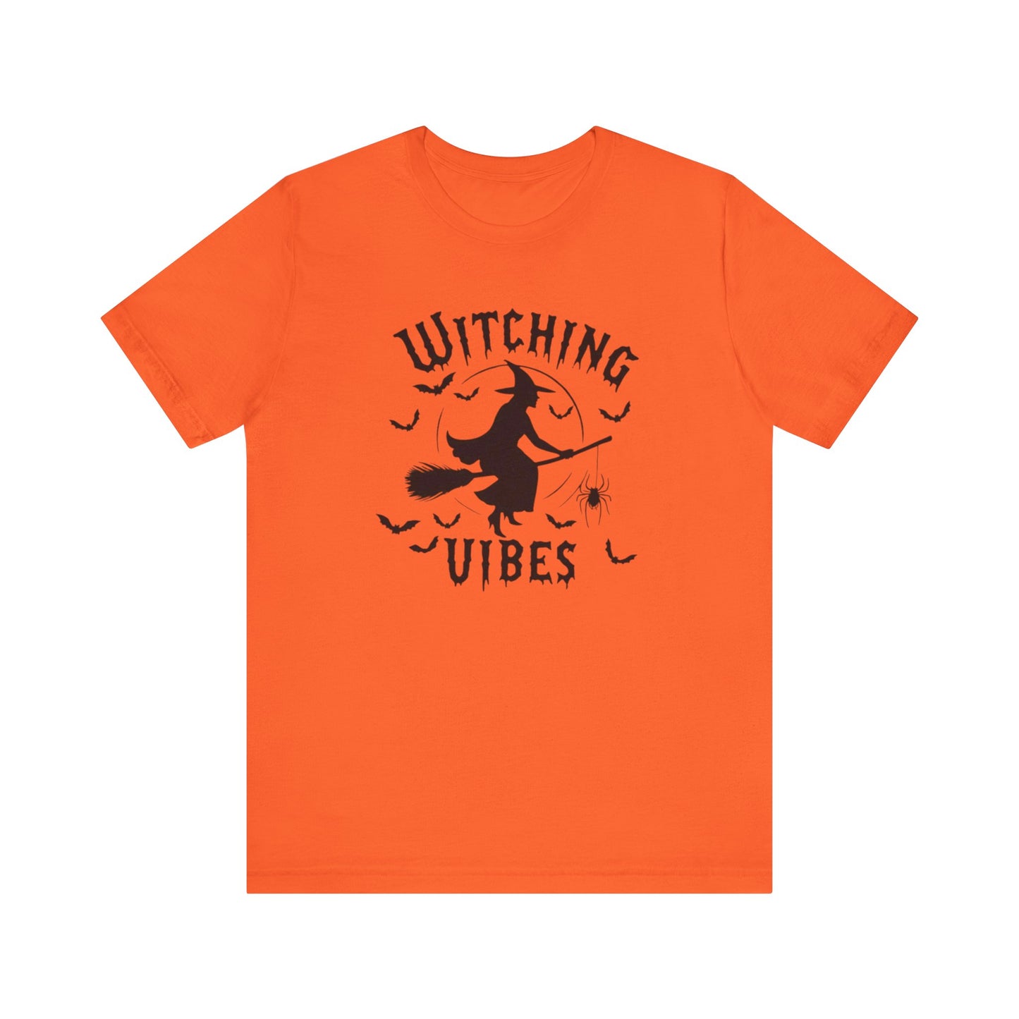 Witching Vibes Graphic Tee, Halloween Apparel, Unisex Costume Top, Casual T-Shirt, Spooky Season Outfit, Witchy Gift