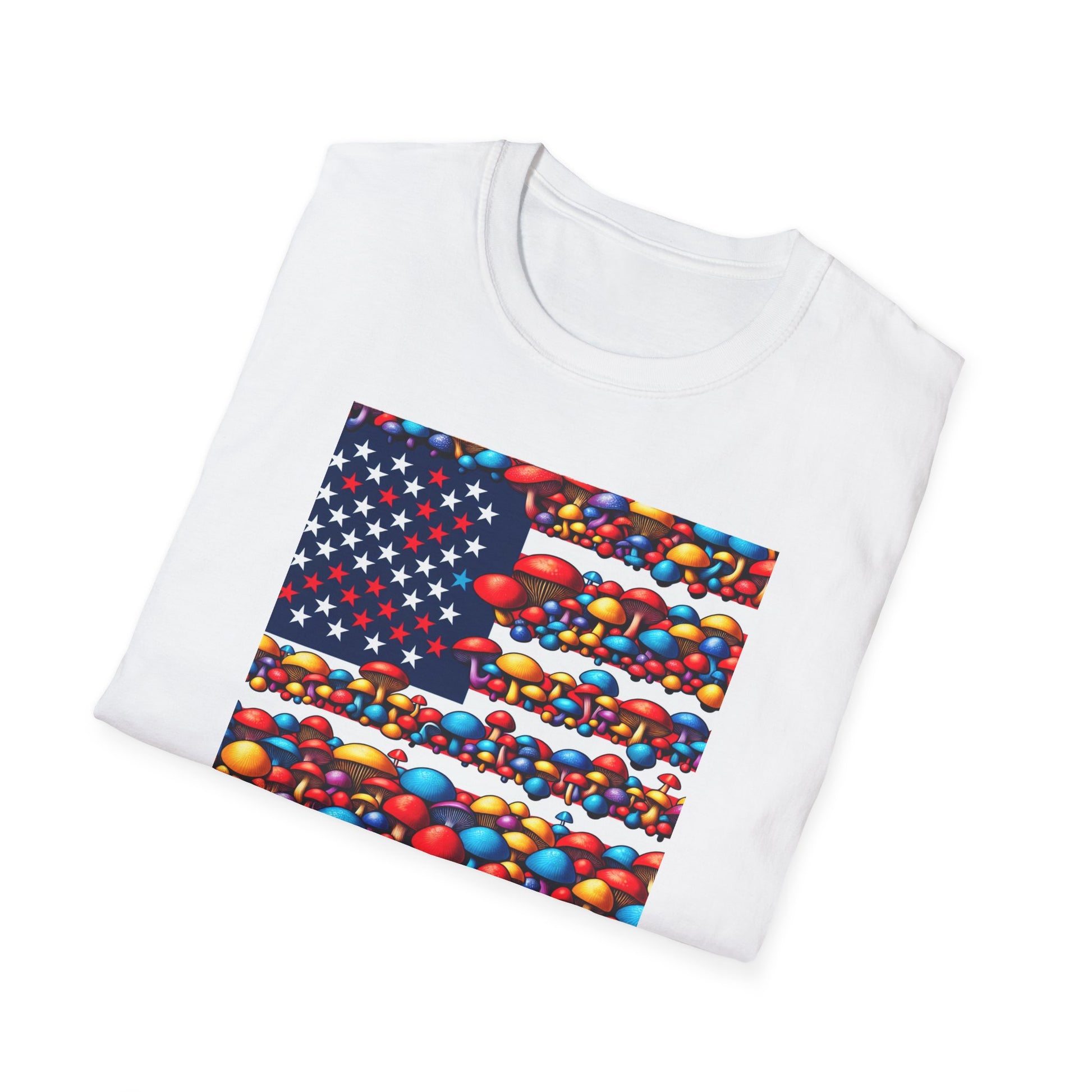 Psychedelic America Softstyle T-Shirt - Psychonaut Swag