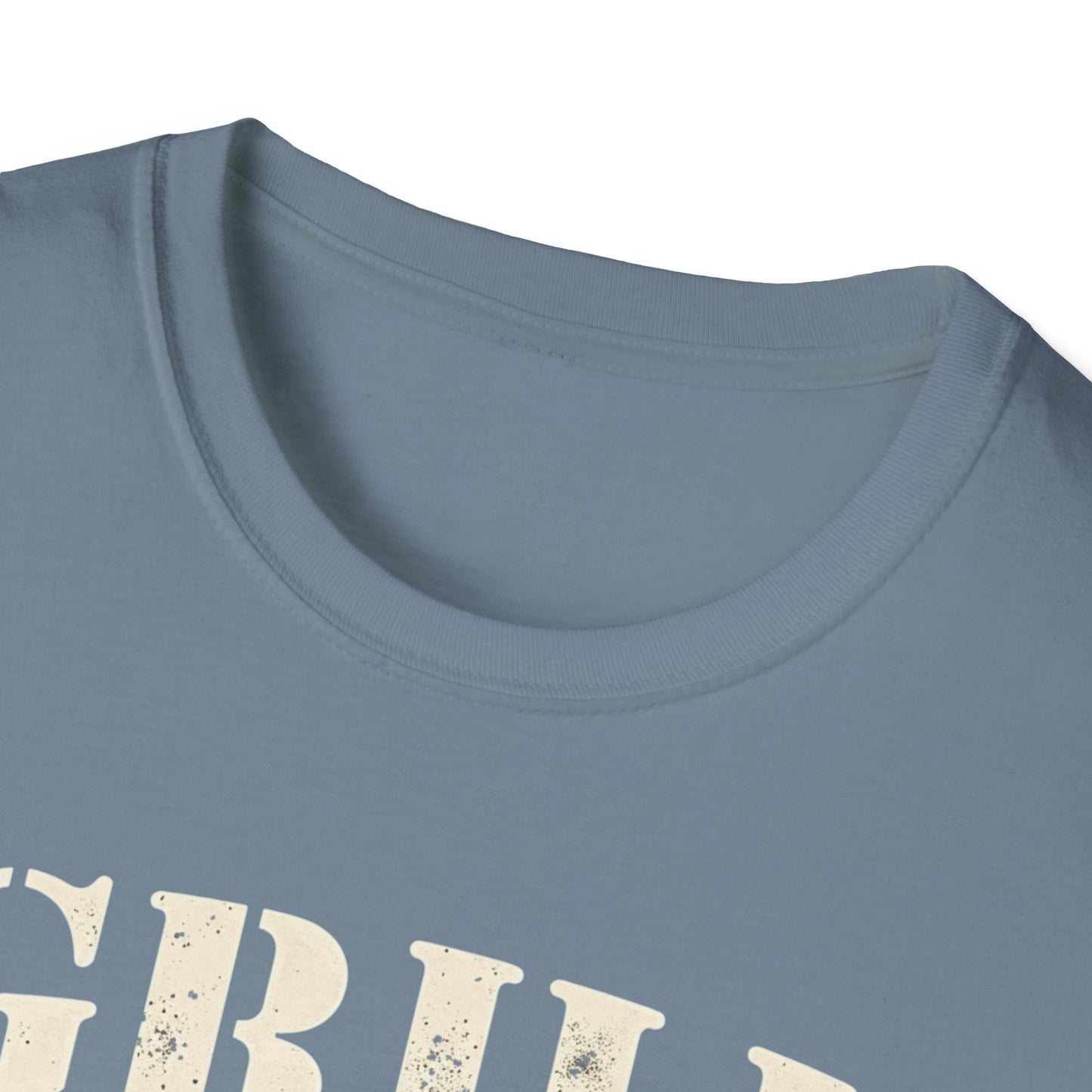 Grill Sergeant T-Shirt, Unisex Softstyle Tee, BBQ Gift, Father's Day Shirt, Grilling Apparel - Psychonaut Swag