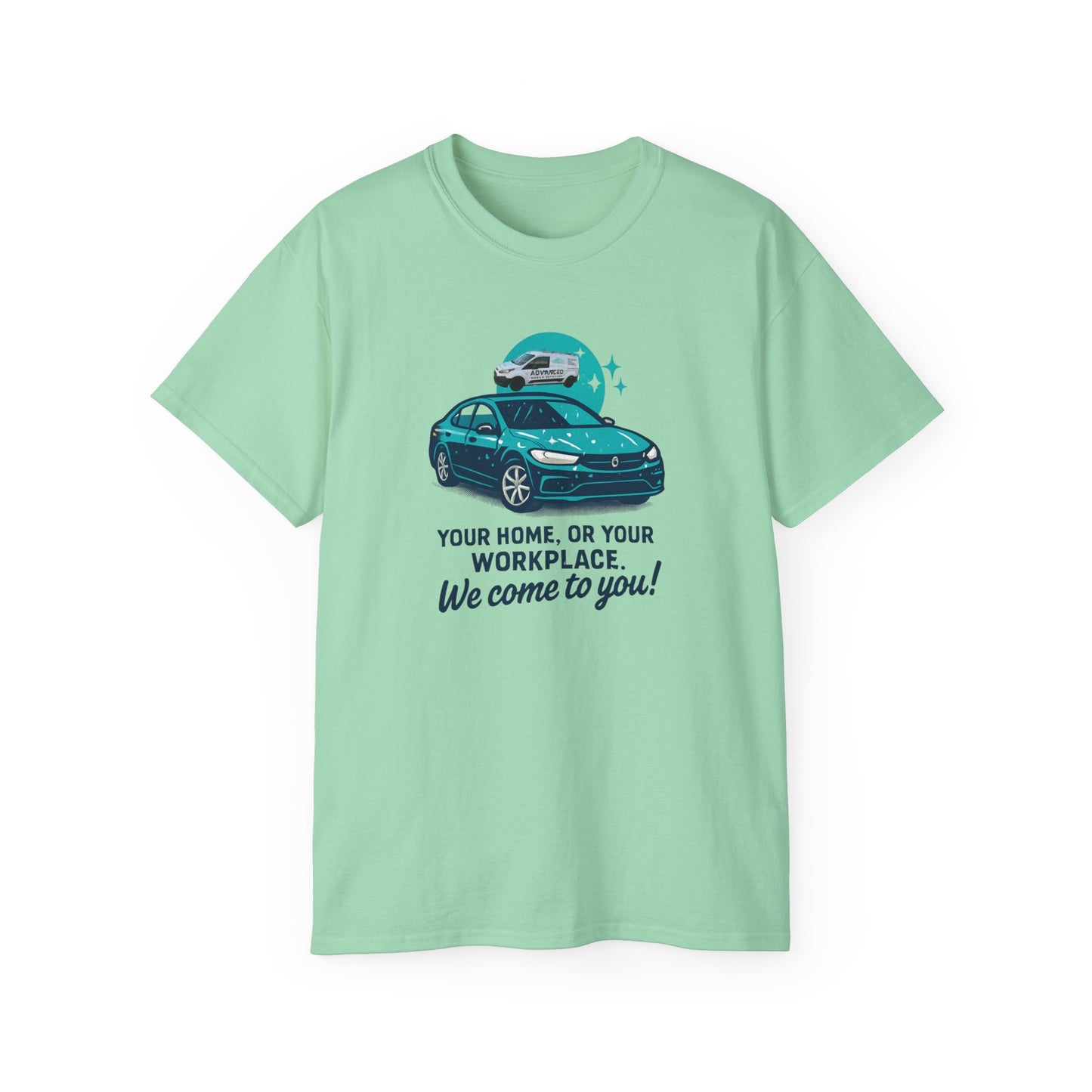 Advanced Car Service Humor Tee, Funny T-Shirt for Mechanics, Auto Enthusiasts, Gift for Dad, Car Lover Apparel, Perfect for Birthdays