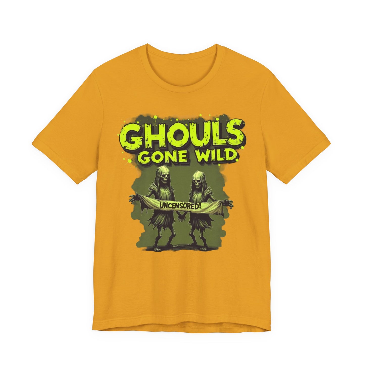 Ghouls Gone Wild Tee, Funny Halloween T-Shirt, Unisex Graphic Tee, Spooky Party Shirt, Casual Wear for Halloween