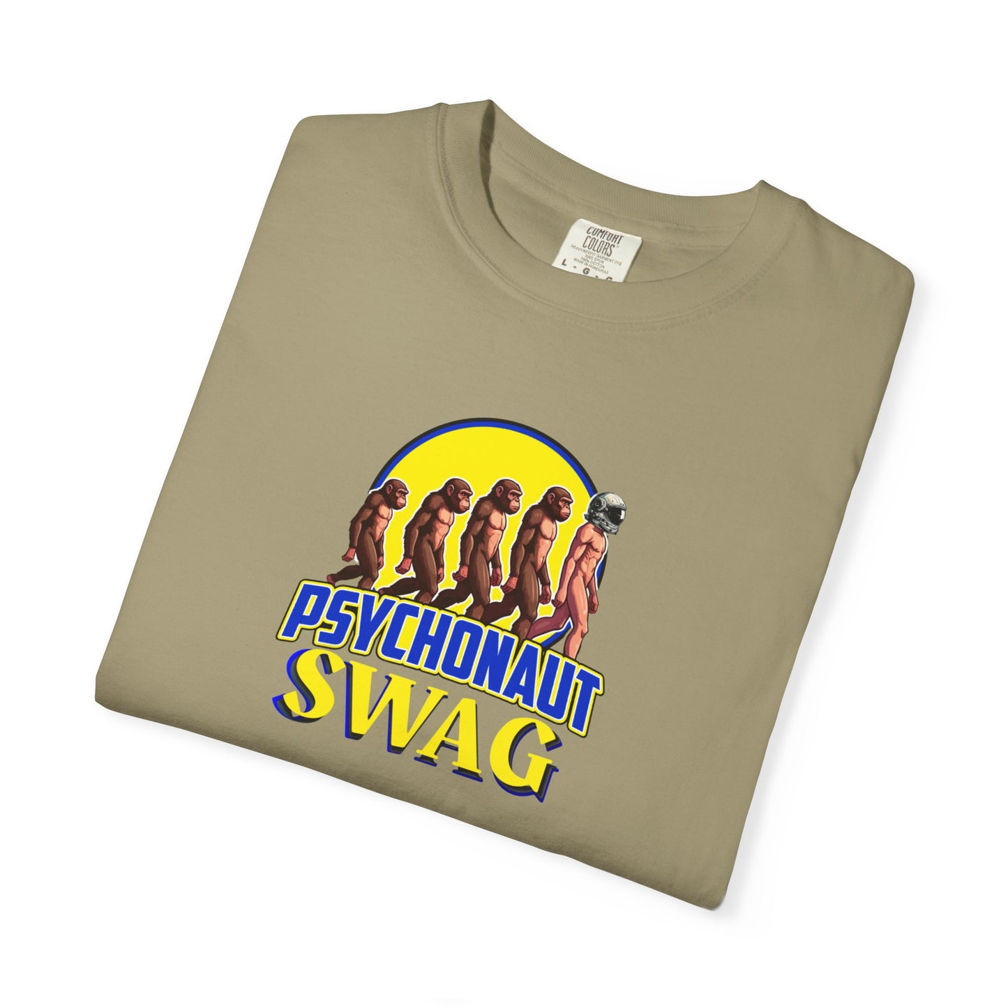Psychonaut Swag small biz,  Unisex Garment-Dyed T-Shirt | Unique Gift for Festival Lovers, Streetwear, Casual Style, Summer Wardrobe, Psychedelic Art