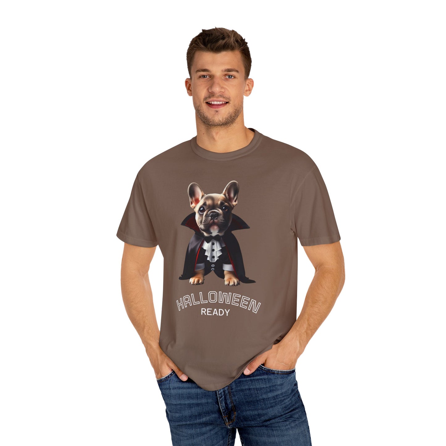 Funny French Bulldog Vampire T-Shirt, Pet Lover Gift, Halloween Costume Tee, Dog Theme Apparel, Unisex Graphic Shirt