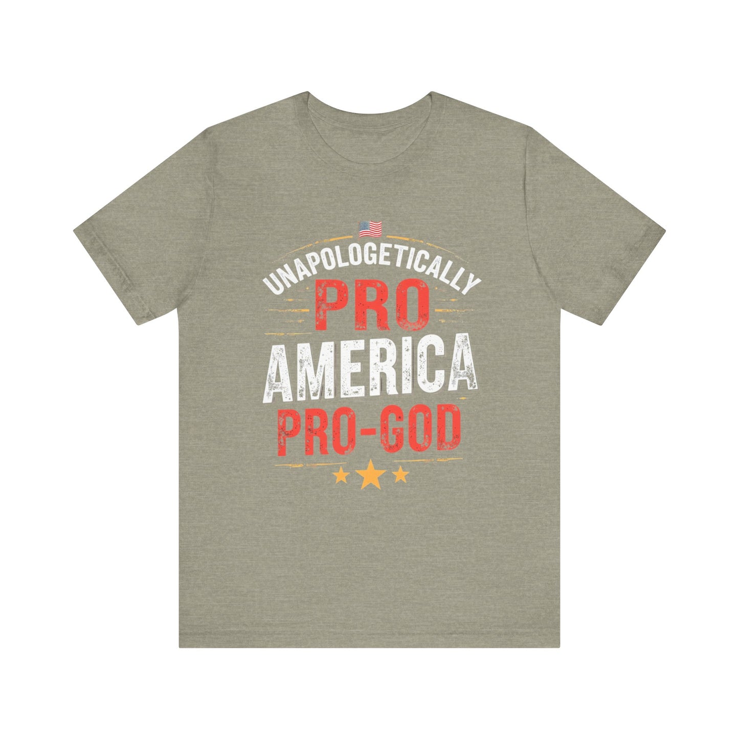 Pro-America Pro-God Tee - Patriotic Jersey T-Shirt - Psychonaut Swag