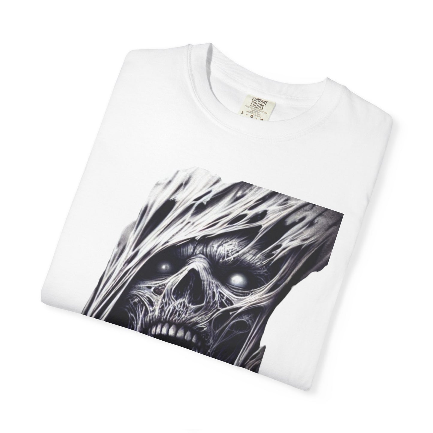 Gothic Zombie Graphic Tee, Unisex Casual Shirt, Unique Festival Wear, Gothic Aesthetic, Halloween Costume Top