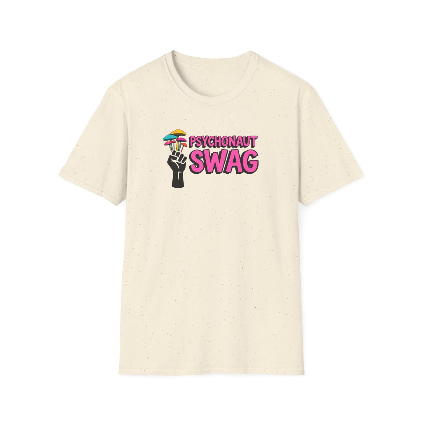 Fistful of Shrooms, Pyschonaut Swag Staple, Psychedelic Graphic T-Shirt, Humor Apparel for Psychedelic Lovers, Perfect for Festivals, Casual Wear, Gift for Friends - Psychonaut Swag