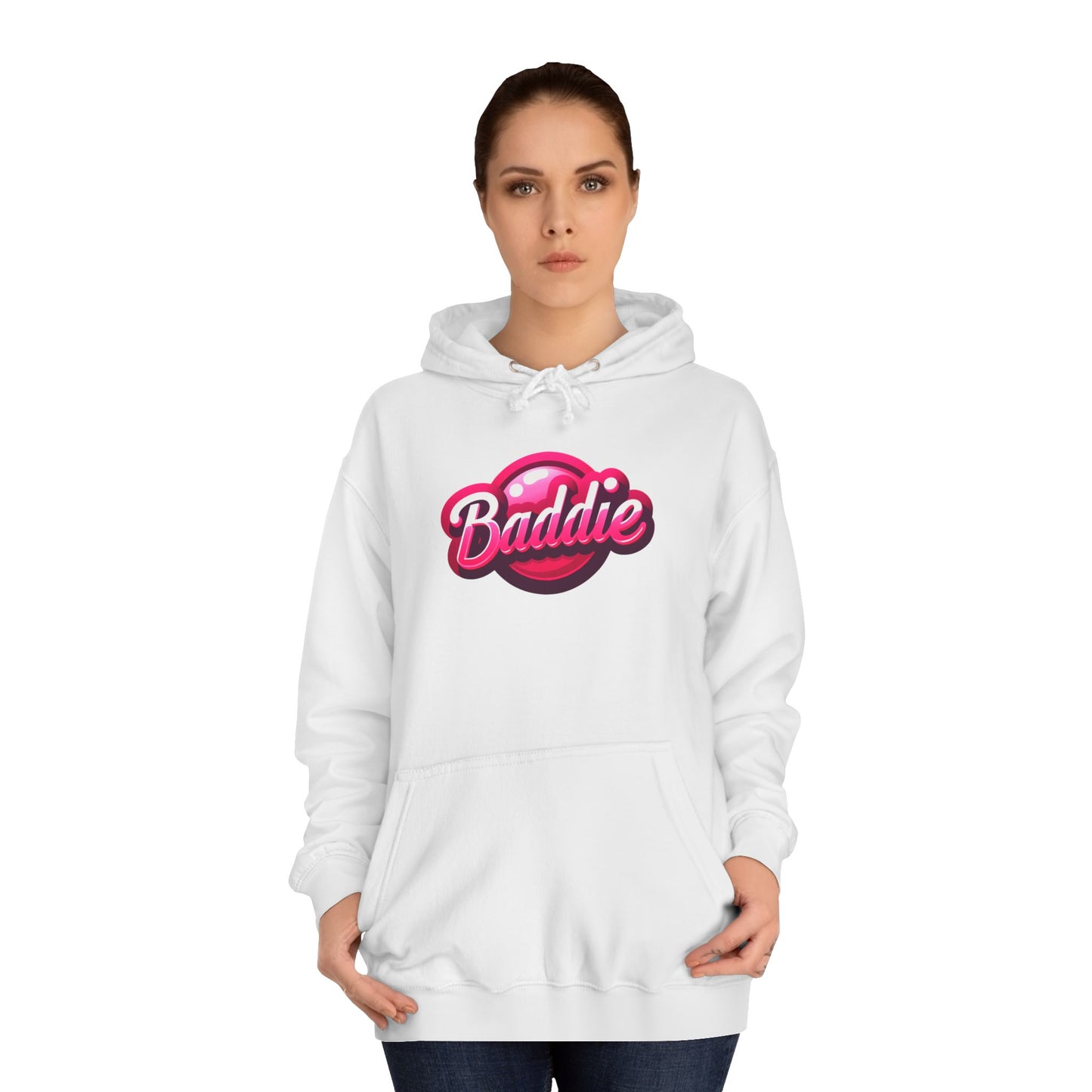 Baddie, Unisex College Hoodie - Psychonaut Swag