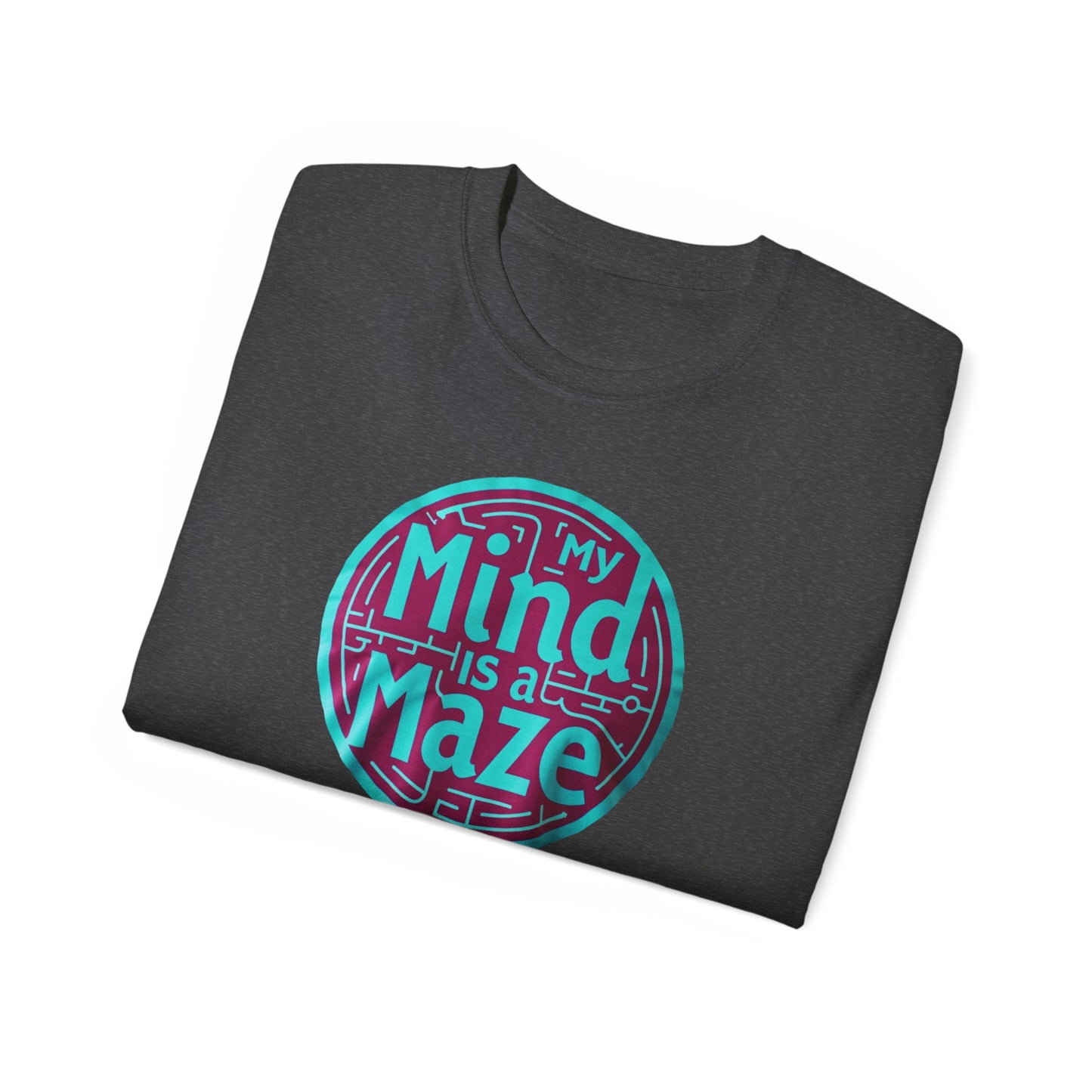 Mind is a Maze Unisex Ultra Cotton Tee - Creative and Thoughtful Shirt - Psychonaut Swag