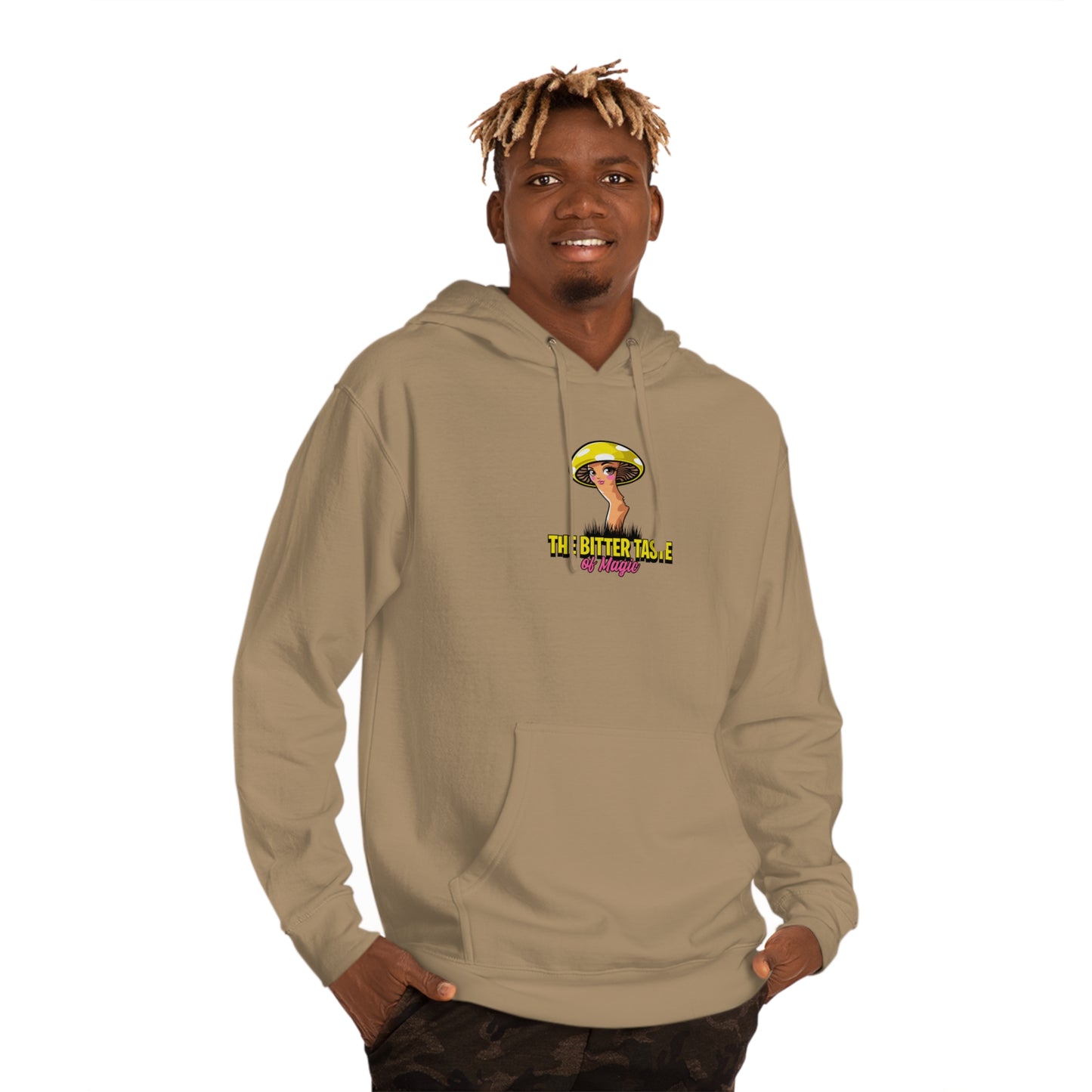 Hooded Sweatshirt: Bite Back Shroom Design - Psychonaut Swag