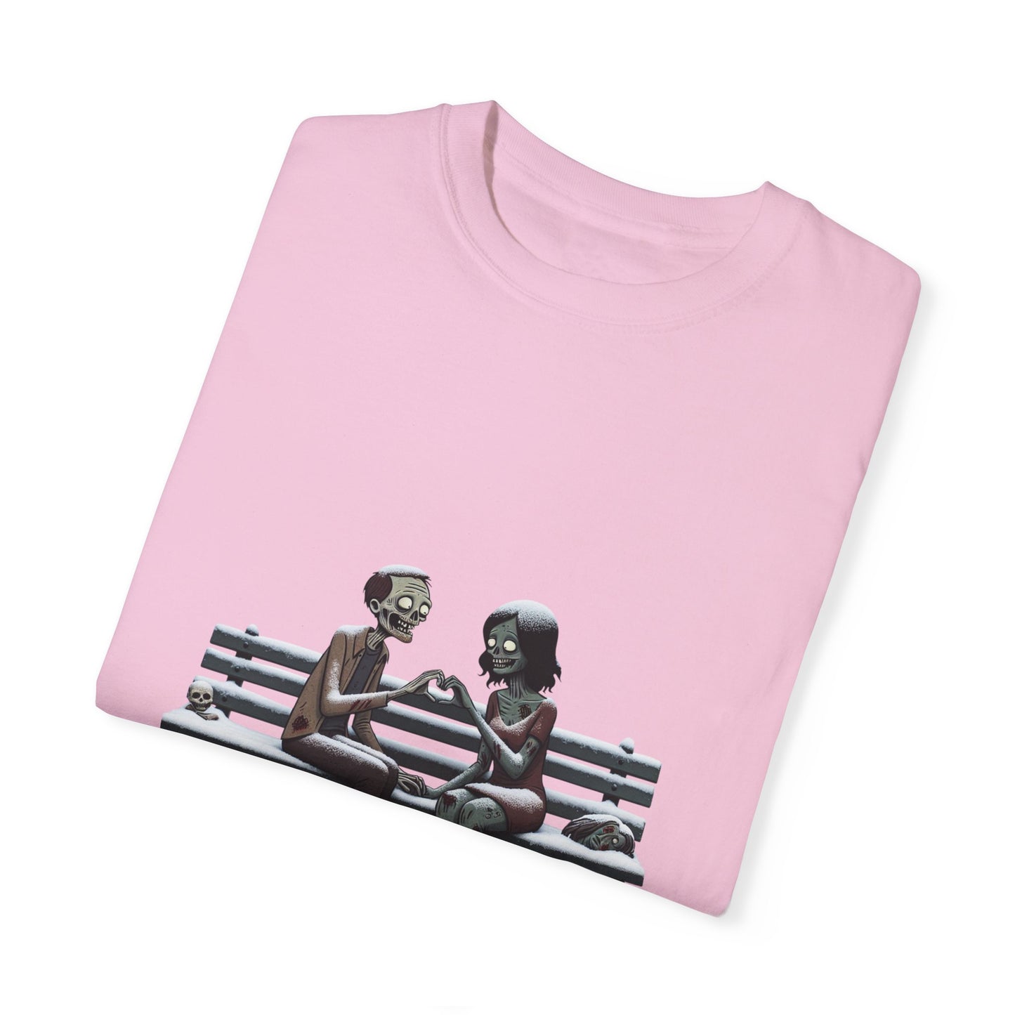 Zombie heart tee, Unisex Garment-Dyed T-shirt - Psychonaut Swag