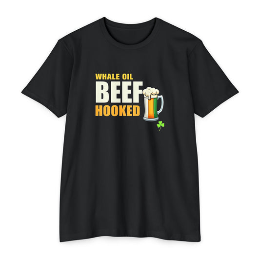 Beef Hooked Beer Graphic T-Shirt