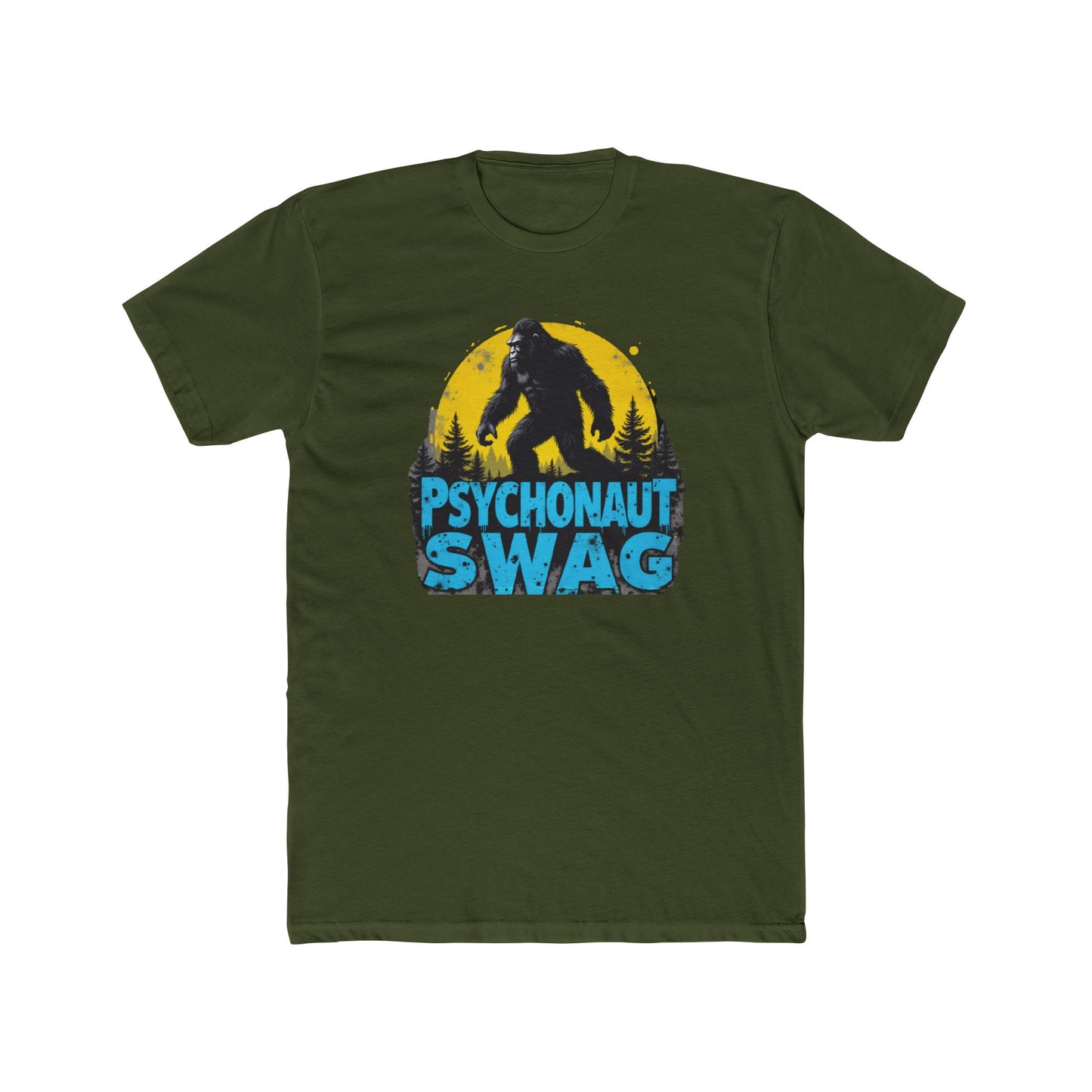 Sasquatch Stroll, Psychonaut Swag, Casual T-Shirt, Adventure Gear, Nature Lover's Gift, Cool Graphic Tee, Gift for Explorers