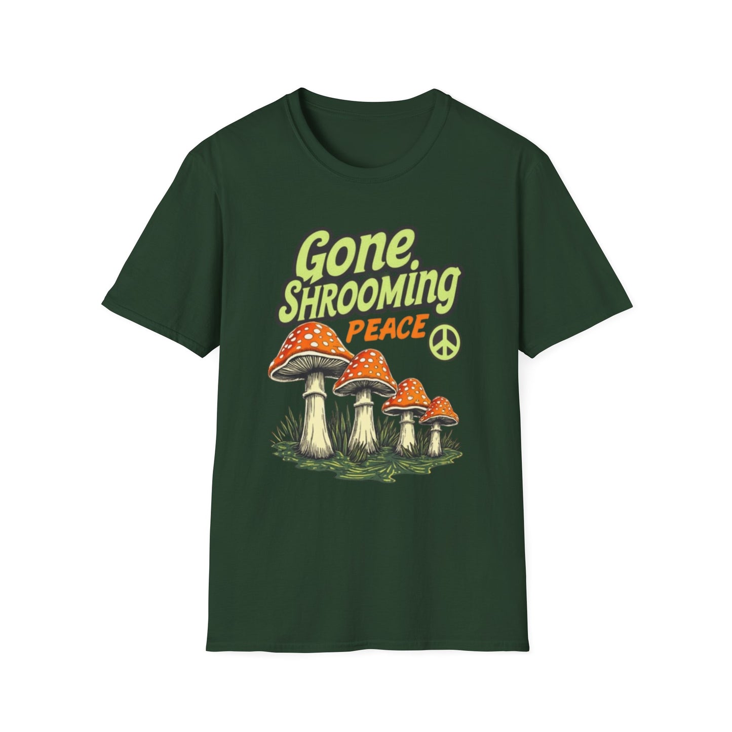 Gone Shrooming Unisex T-Shirt - Funny Mushroom Tee for Nature Lovers, Gift for Hikers, Campers, and Outdoor Enthusiasts - Psychonaut Swag