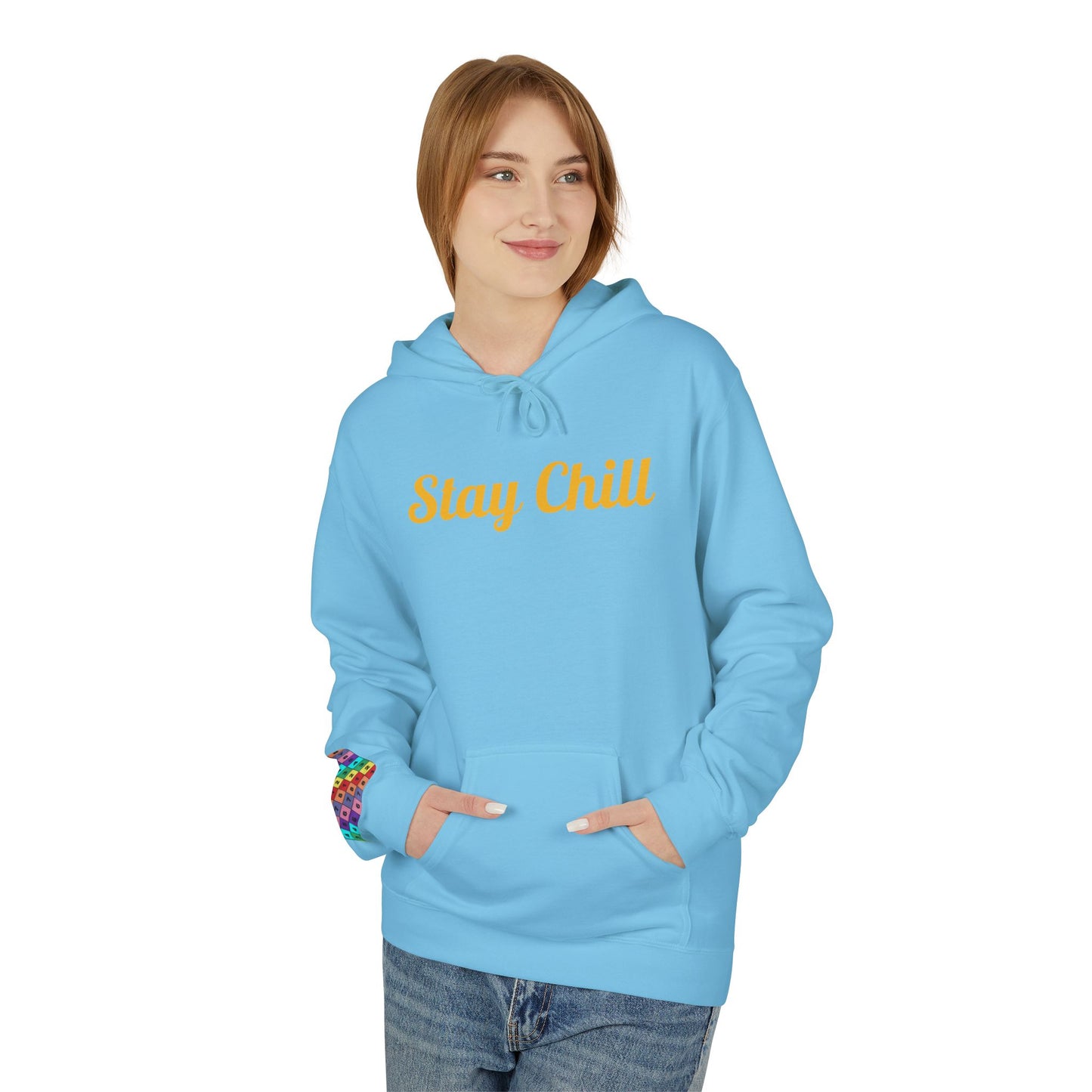 Stay Chill Unisex Midweight Softstyle Fleece Hoodie - Psychonaut Swag