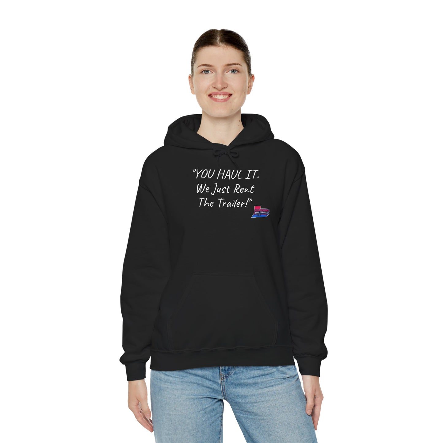 Kentuckiana Small biz swag, Trailer Rental Hoodie for Road Trips, Gifts for Adventure Lovers, Unique Hoodie for Renters, Travel Gear, Funny Sweatshirt