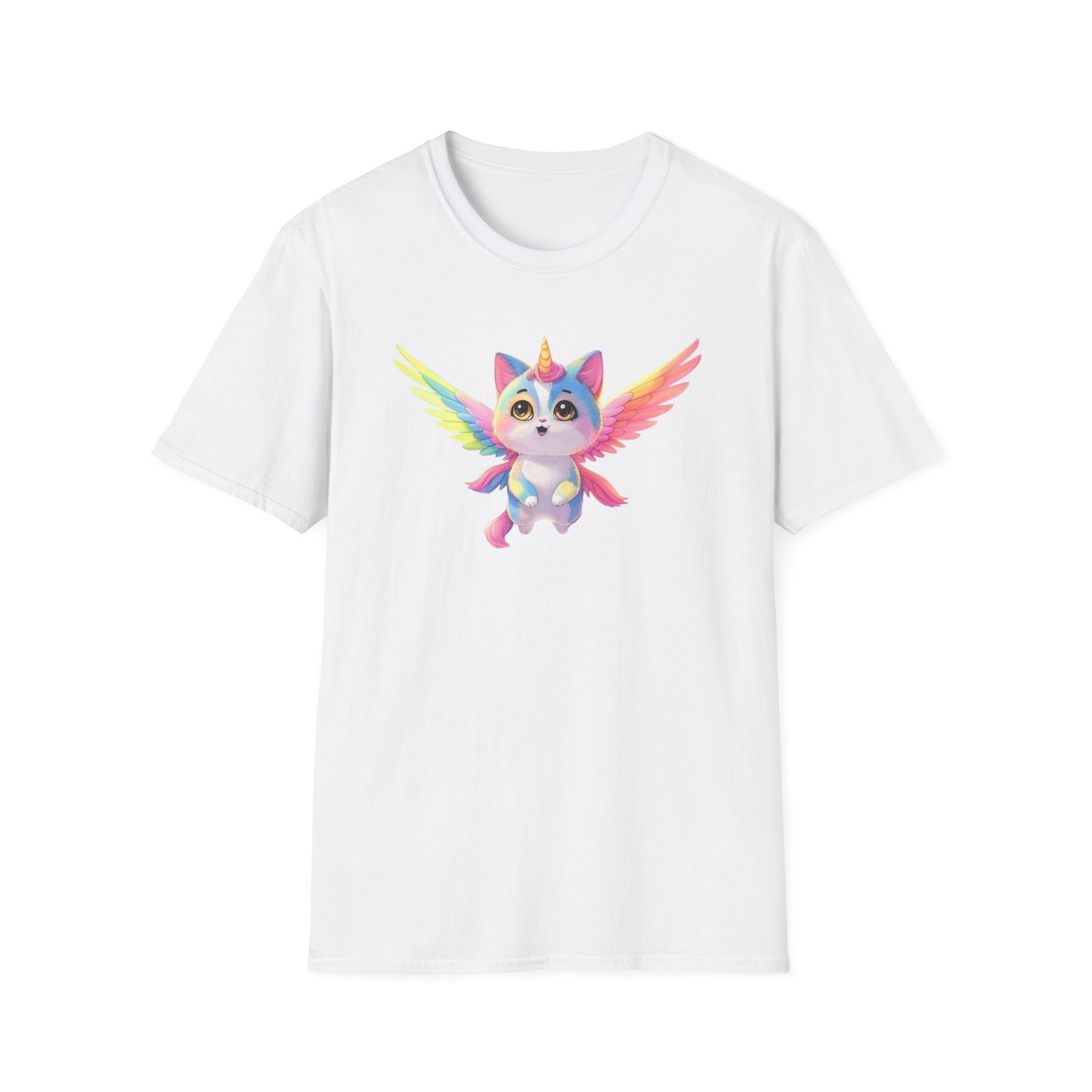 Flying Catacorn, T-Shirt - Cute Flying Feline Unicorn Design - Psychonaut Swag