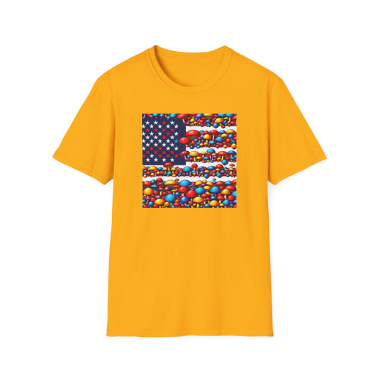 Psychedelic America Softstyle T-Shirt - Psychonaut Swag