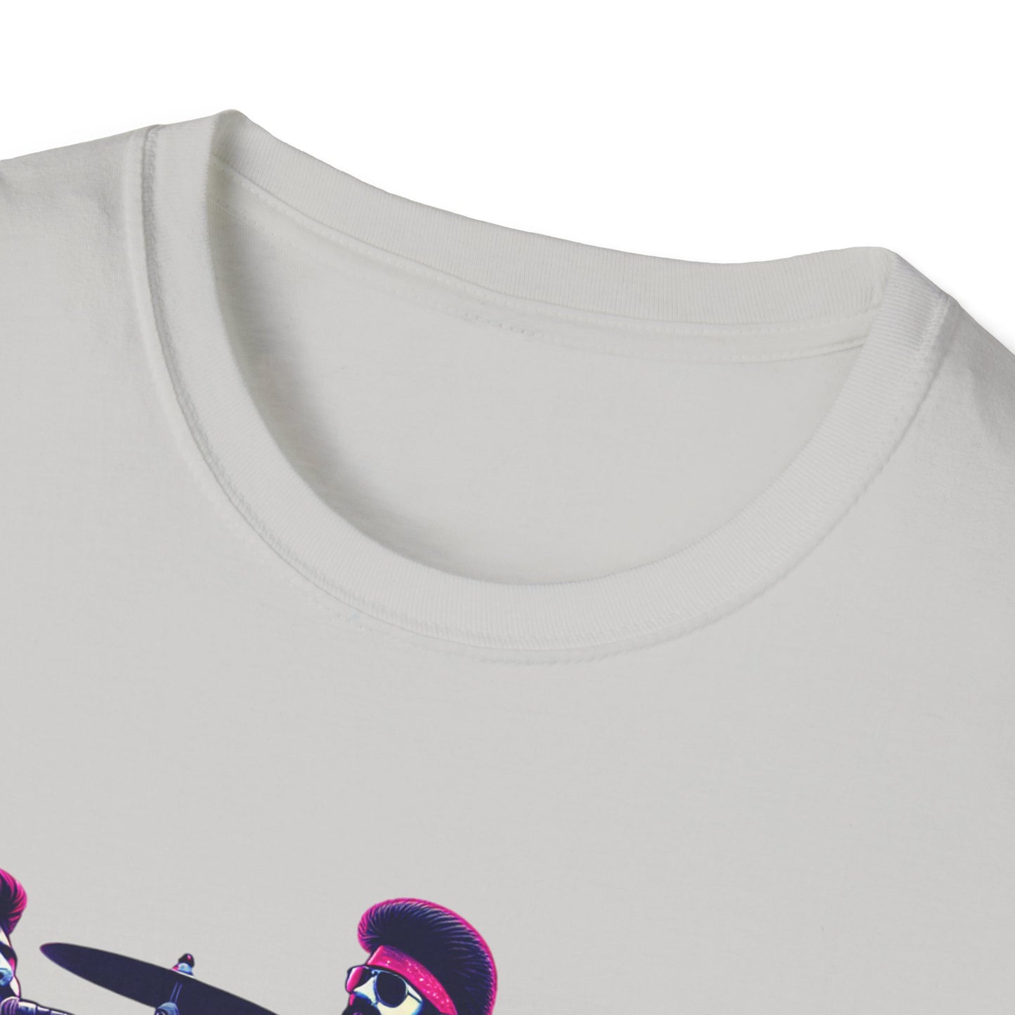 The Kentucky Waterfall, Retro Music Band Unisex Softstyle T-Shirt - Perfect for Concerts and Festivals - Psychonaut Swag