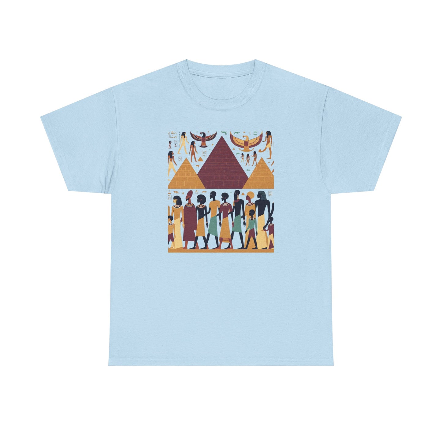 Hieroglyphic Recall, Unisex Heavy Cotton Tee - Psychonaut Swag