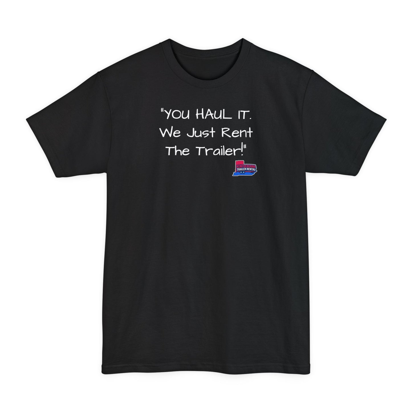 Tall mock1, Kentuckiana small biz swag, T-Shirt | Casual Souvenir Tee, Road Trip Gear, Gift for Trailer Owners, Fun Outdoor Wear, Unisex Apparel