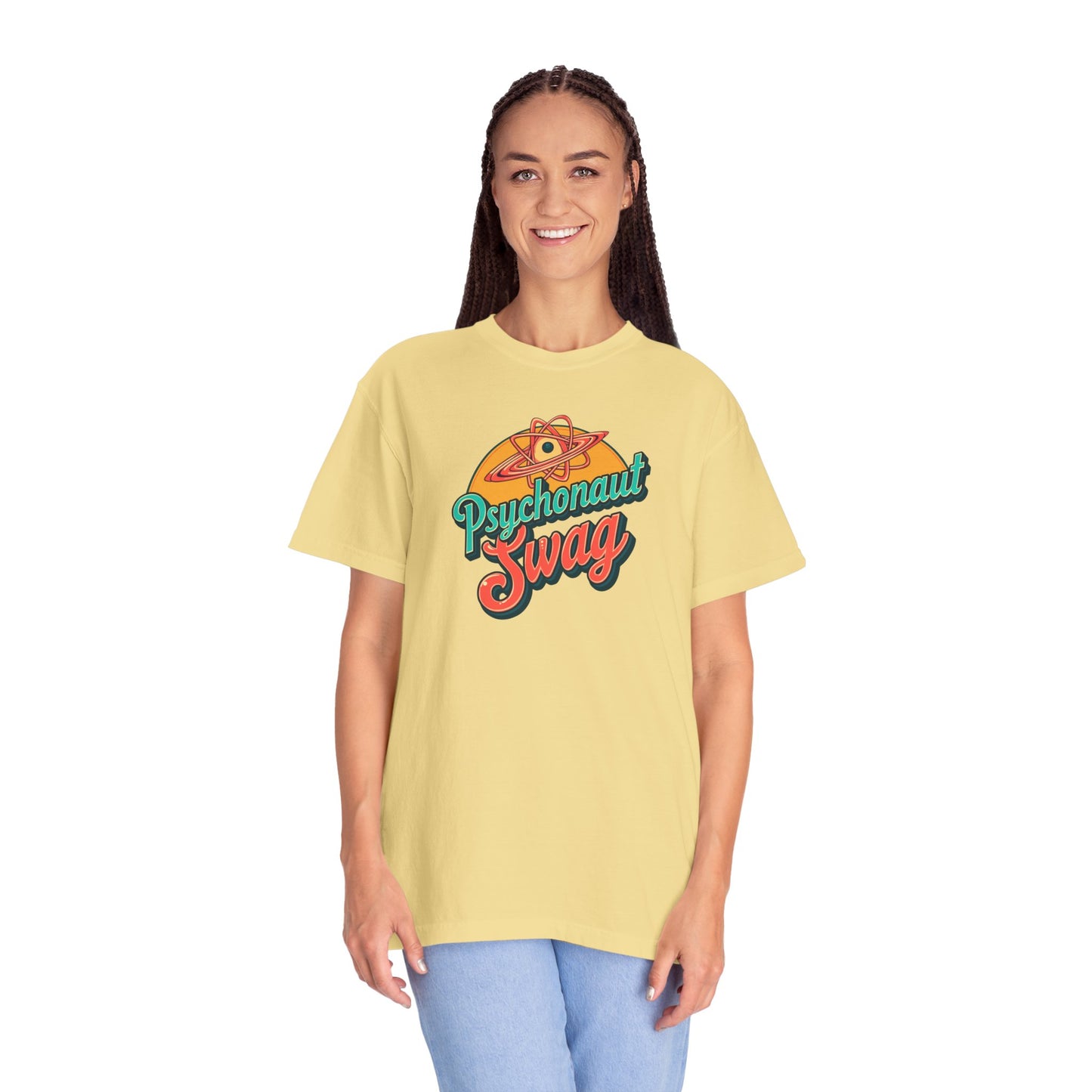 Psychonaut Swag, Atom tee shirt, Psychedelic T-Shirt | Retro Psychonaut Swag Tee | Unique Gift for Festival Lovers, Casual Wear, Art Enthusiasts, Unisex Apparel - Psychonaut Swag