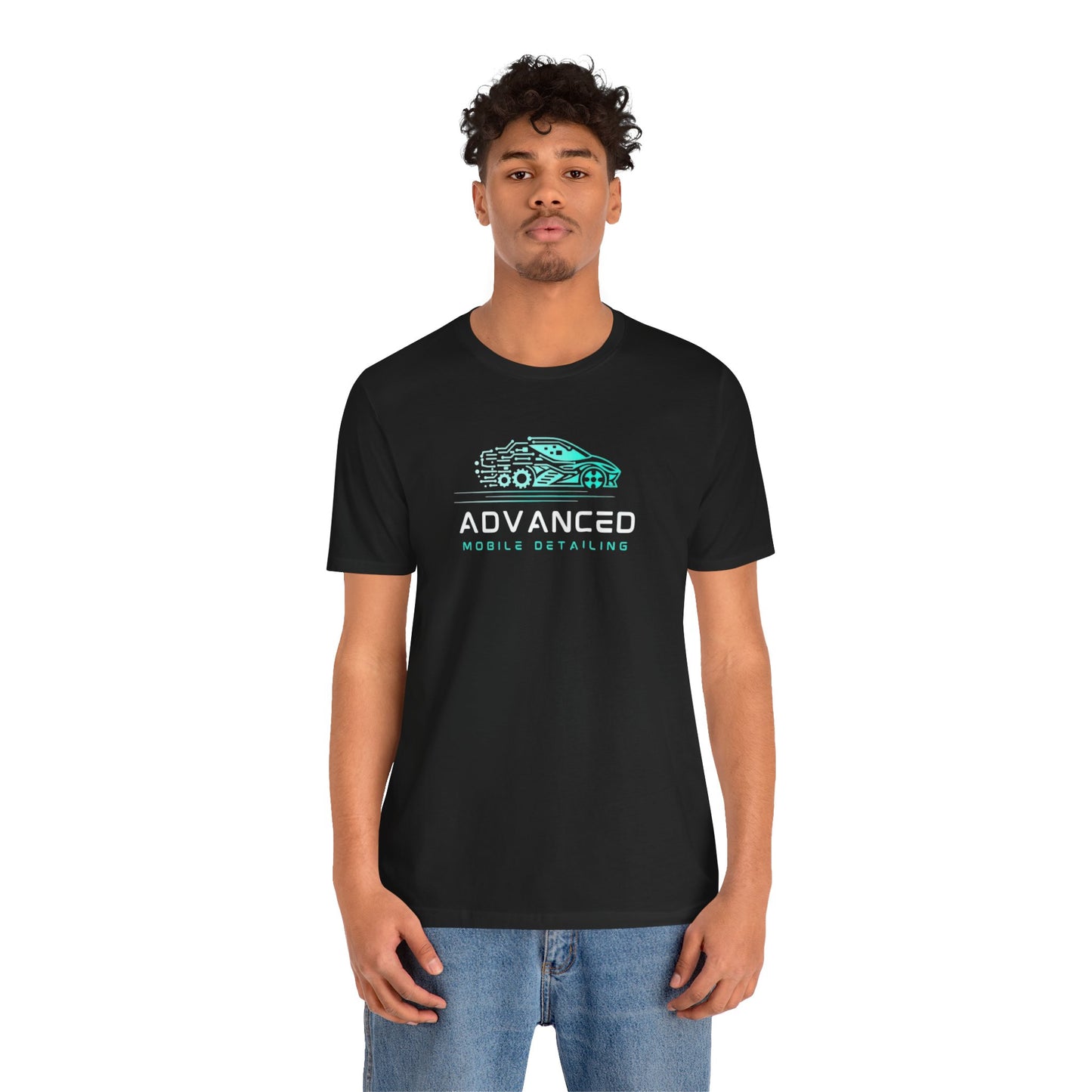 Advanced Mobile Detailing, Super soft style, Unisex Tee, Car Enthusiast Shirt, Automotive Gift, Stylish Car Wash Tee, Perfect for Mechanics, Birthday or Holiday Gift