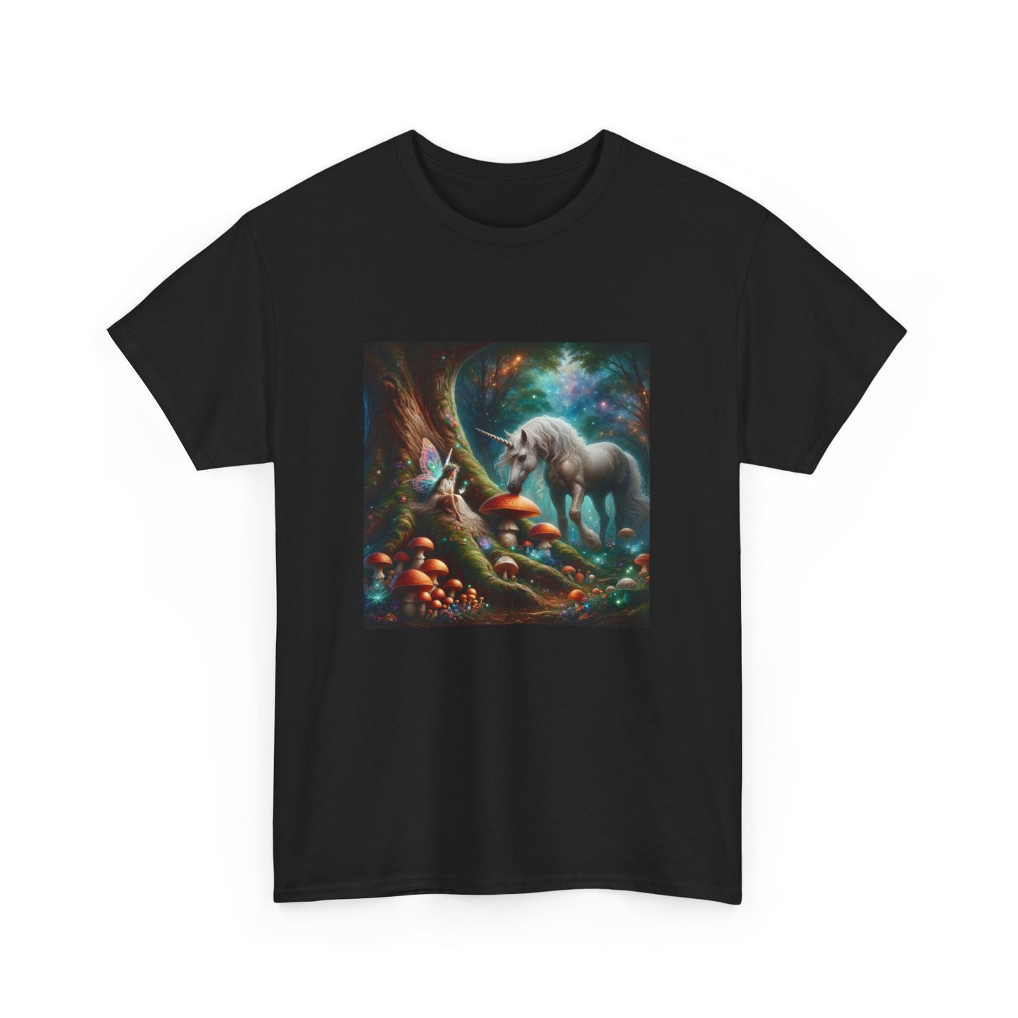 Unicorn Tee - Unicorns Mushroom Break Design - Psychonaut Swag