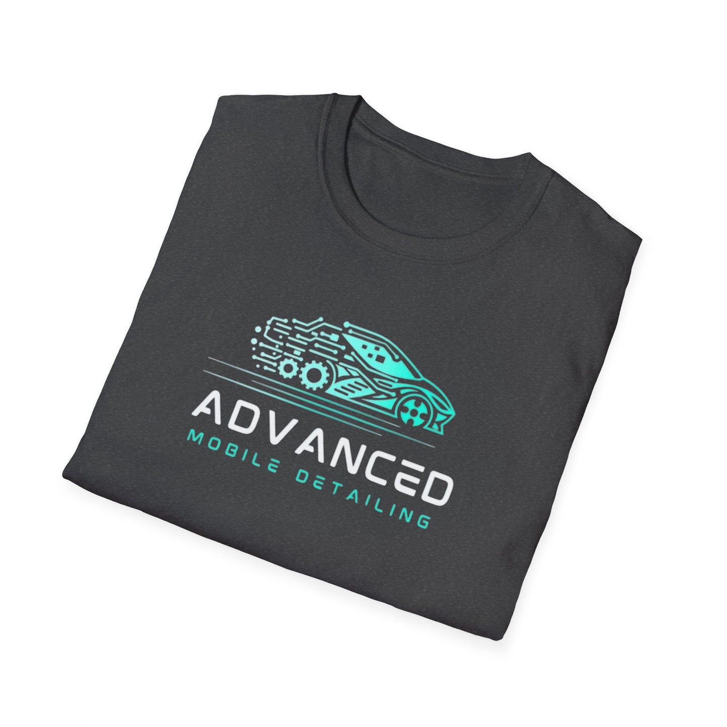 Advanced Mobile, classic tee, Unisex Softstyle T-Shirt - Perfect for Auto Lovers, Gifts, Mobile Detailing, Casual Wear, and Car Shows