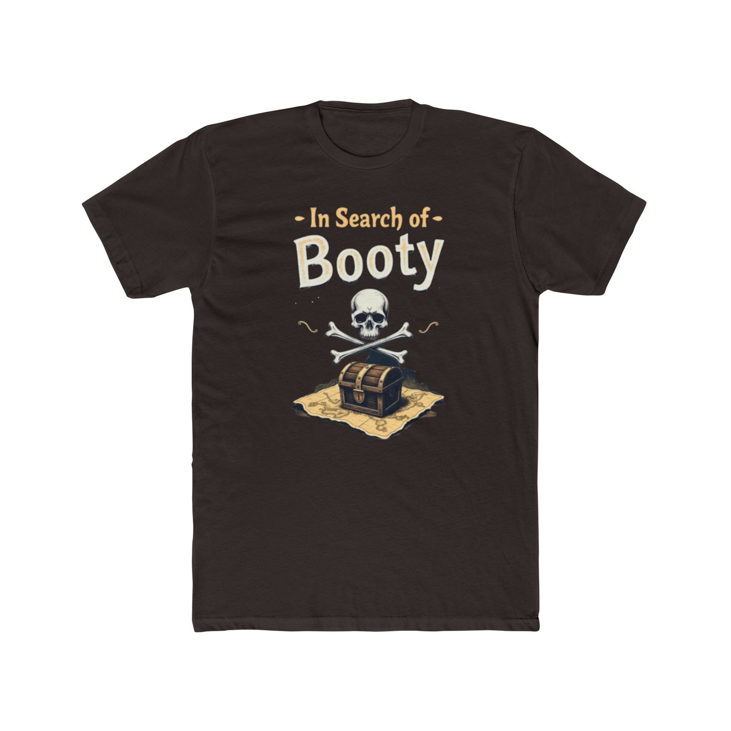 In Search of Booty Pirate T-Shirt, Fun Pirate Tee, Unisex Cotton Tee, Halloween Costume Shirt, Adventure Gift, Nautical Vibe, Unique Humor