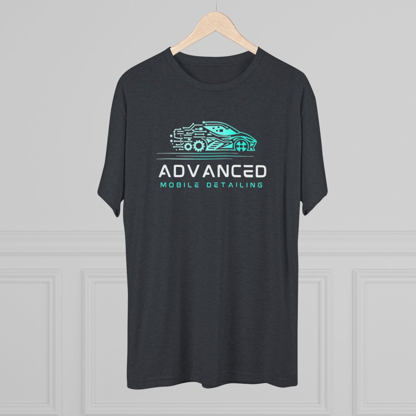 Advanced Mobile Detailing, Tri-blend, Tee | Car Enthusiast T-Shirt, Custom Auto Care Shirt, Gift for Car Lovers, Unique Vehicle Detailing Apparel