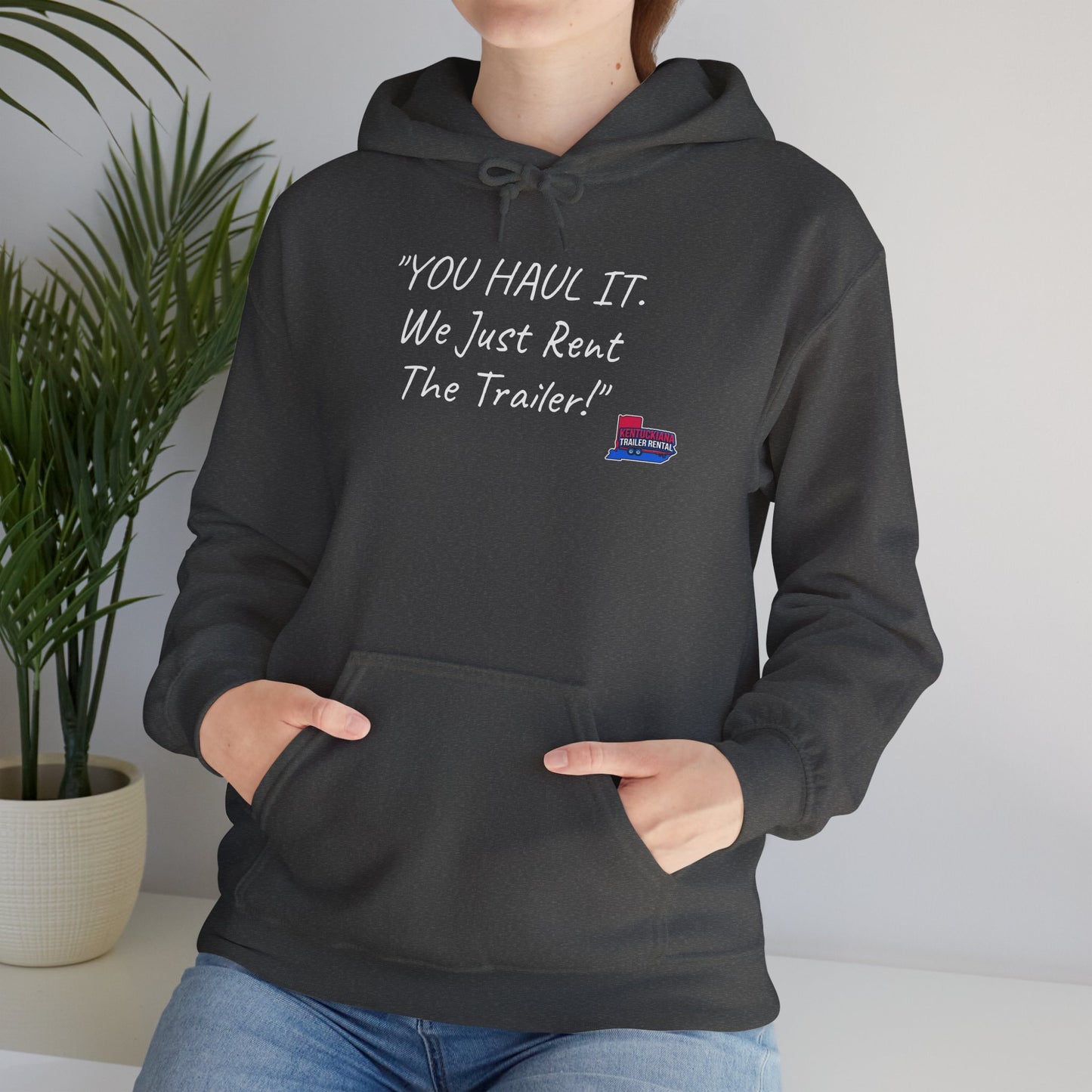 Kentuckiana Small biz swag, Trailer Rental Hoodie for Road Trips, Gifts for Adventure Lovers, Unique Hoodie for Renters, Travel Gear, Funny Sweatshirt