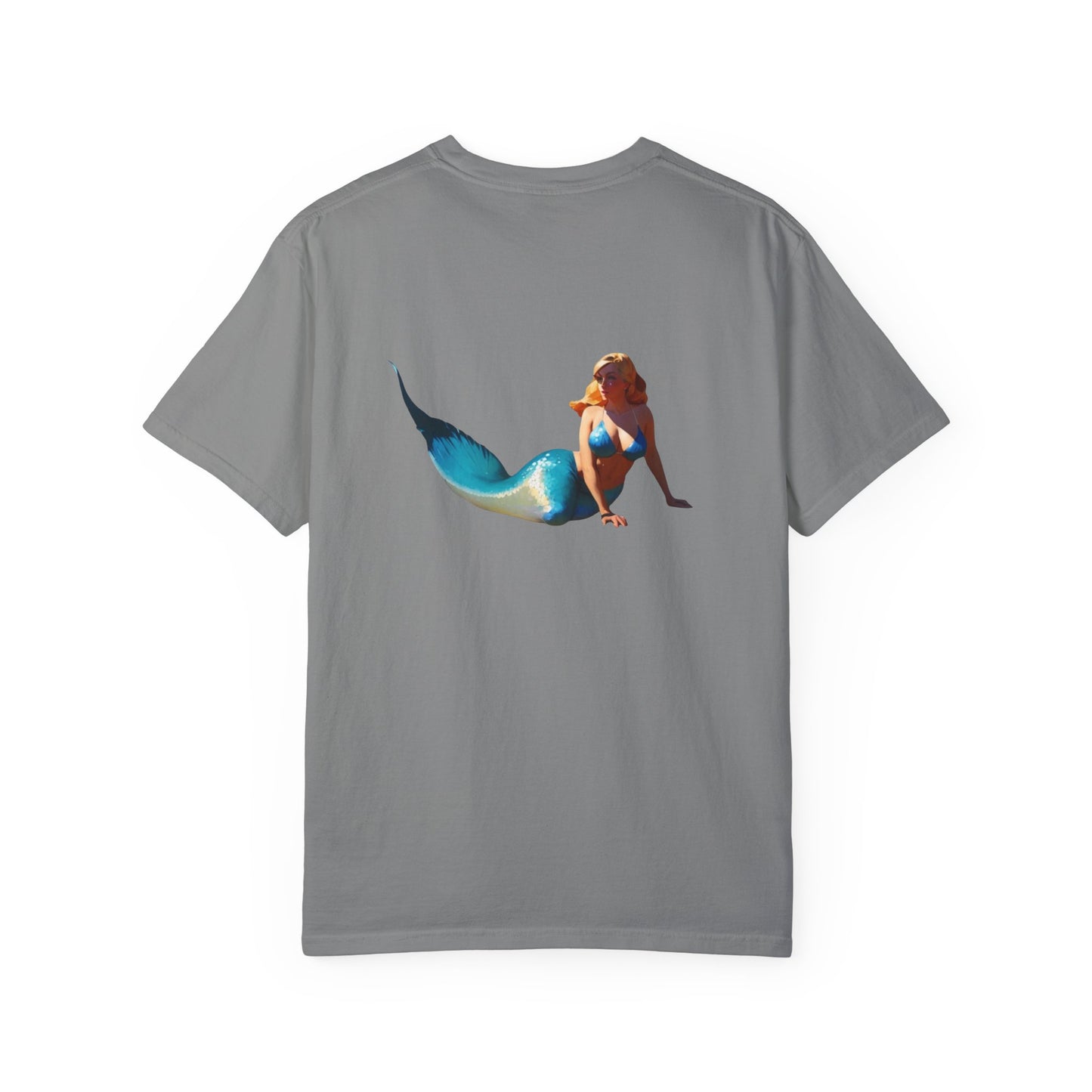 Mermaid tee, Unisex Garment-Dyed T-shirt - Psychonaut Swag