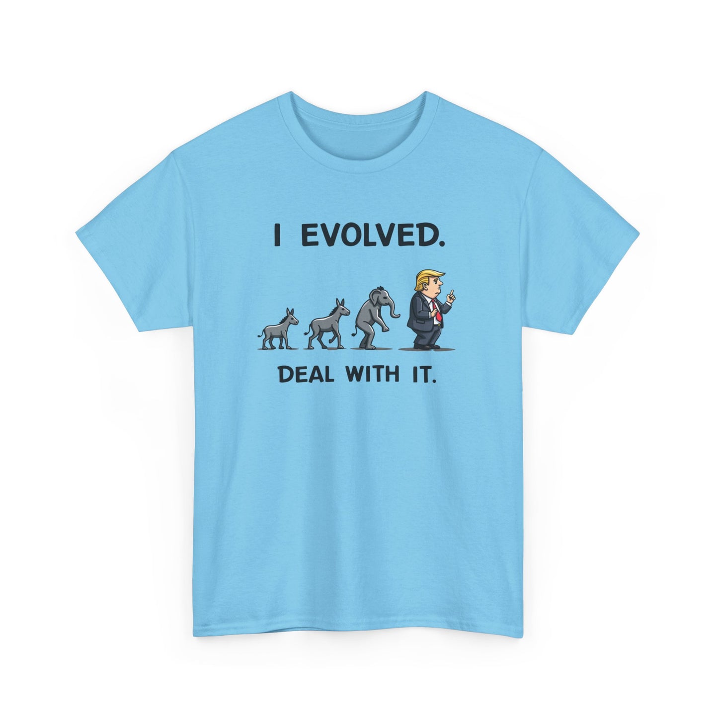I Evolved, political humor, Funny Unisex T-Shirt, Gift for Dog Lovers, Casual Wear, Statement Shirt - Psychonaut Swag