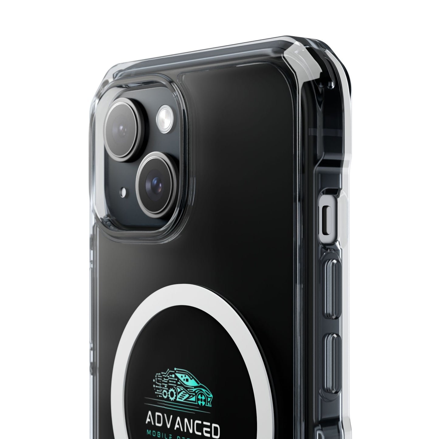 Advanced Mobile Detailing, Phone Case for Car Enthusiasts, Clear Protective Shell, Advanced Mobile Detailing, Customizable Gift, Stylish Phone Accessory