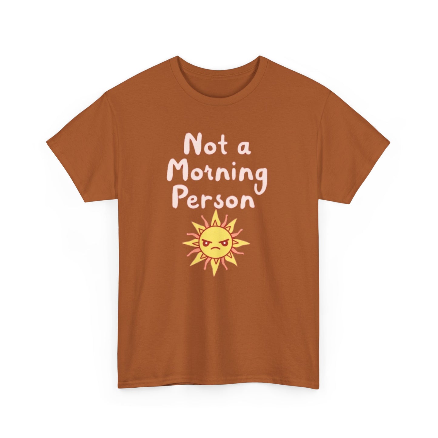 Not a Morning Person, Unisex Cotton T-Shirt, Fun Apparel for Kids and Adults, Perfect Gift for Birthdays and Celebrations - Psychonaut Swag