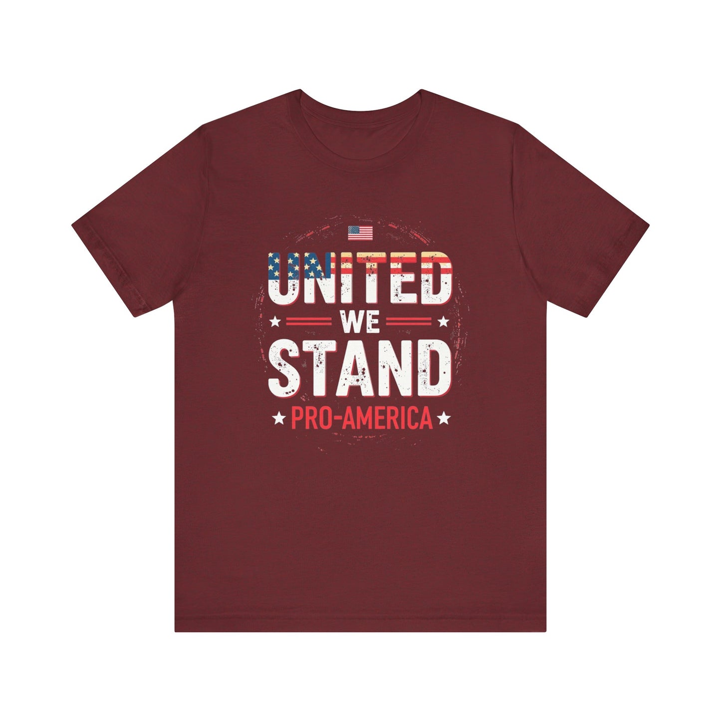 United We Stand Pro-America Unisex Tee - Casual Patriotic Shirt - Psychonaut Swag