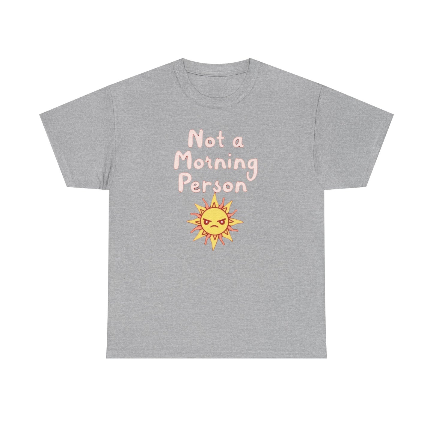 Not a Morning Person, Unisex Cotton T-Shirt, Fun Apparel for Kids and Adults, Perfect Gift for Birthdays and Celebrations - Psychonaut Swag